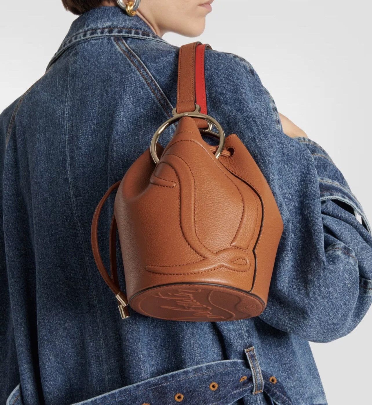 Christian Louboutin Christian Louboutin By My Side leather bucket bag Size ONE SIZE - 4 Thumbnail