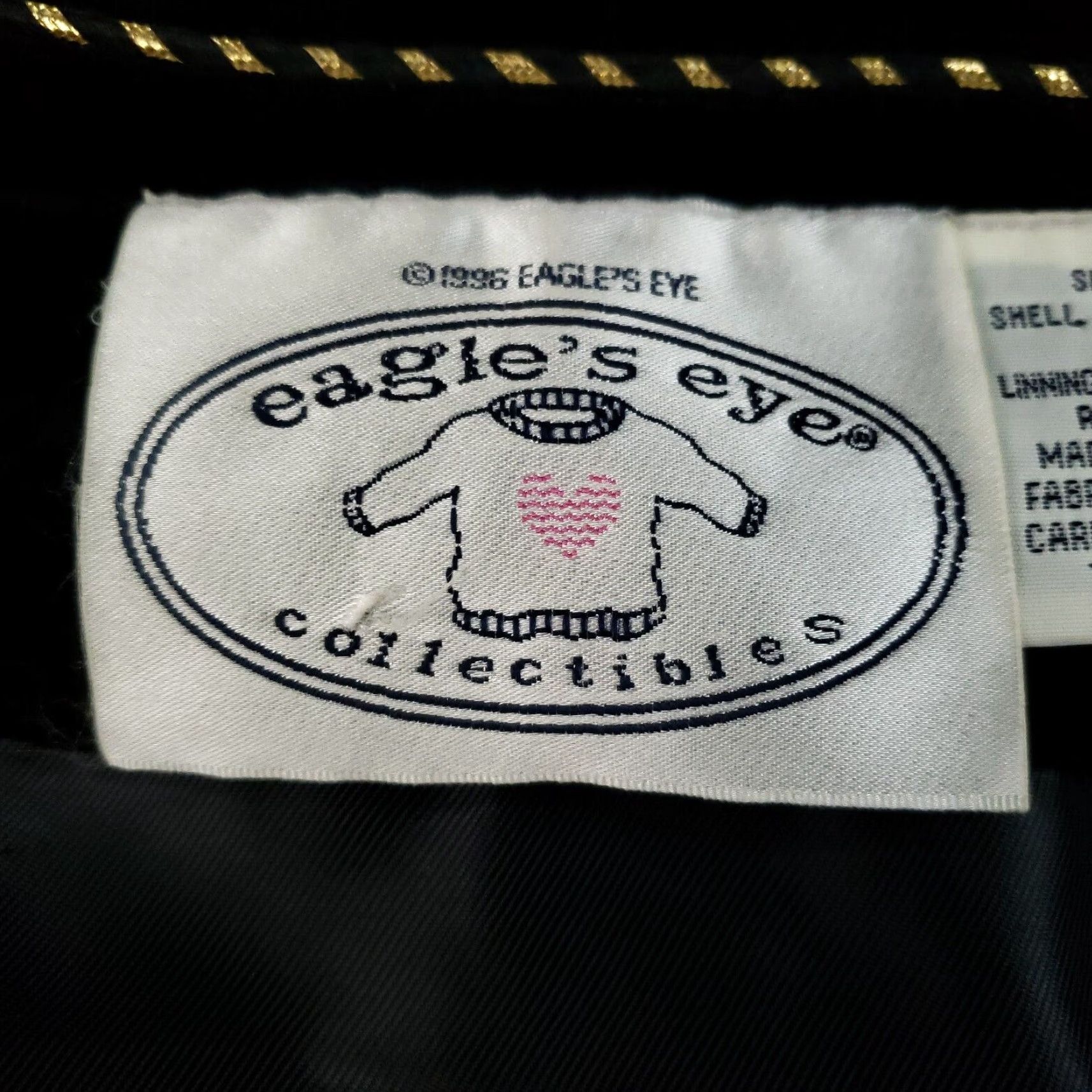 Velvet VINTAGE Eagles Eye Women’s Vest Large Black Velvet Ribbon Gold Starburst Accents 90s Formal Casual Size L / US 10 / IT 46 - 5 Thumbnail