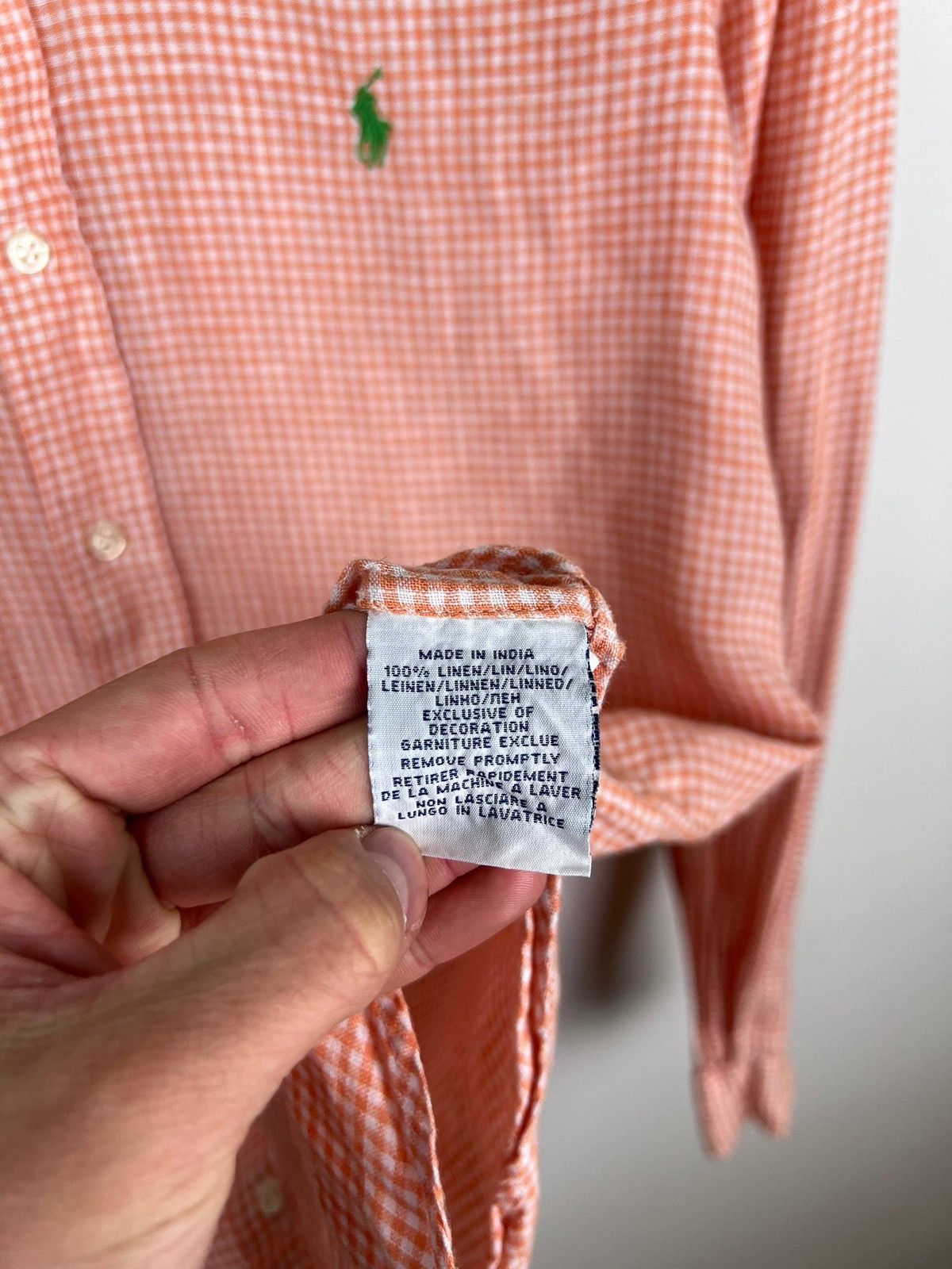 Polo Ralph Lauren Polo Ralph Lauren linen luxury shirt size M Size US M / EU 48-50 / 2 - 4 Thumbnail