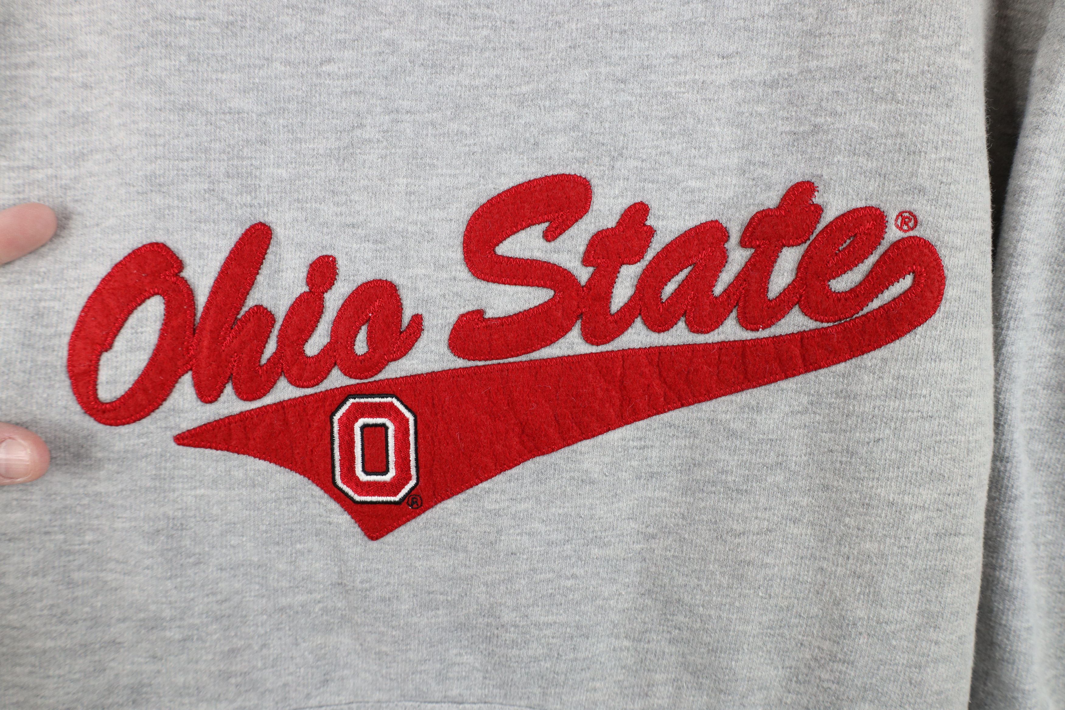 Vintage Vintage 90s Spell Out Script Ohio State University Hoodie Size US XXL / EU 58 / 5 - 4 Thumbnail