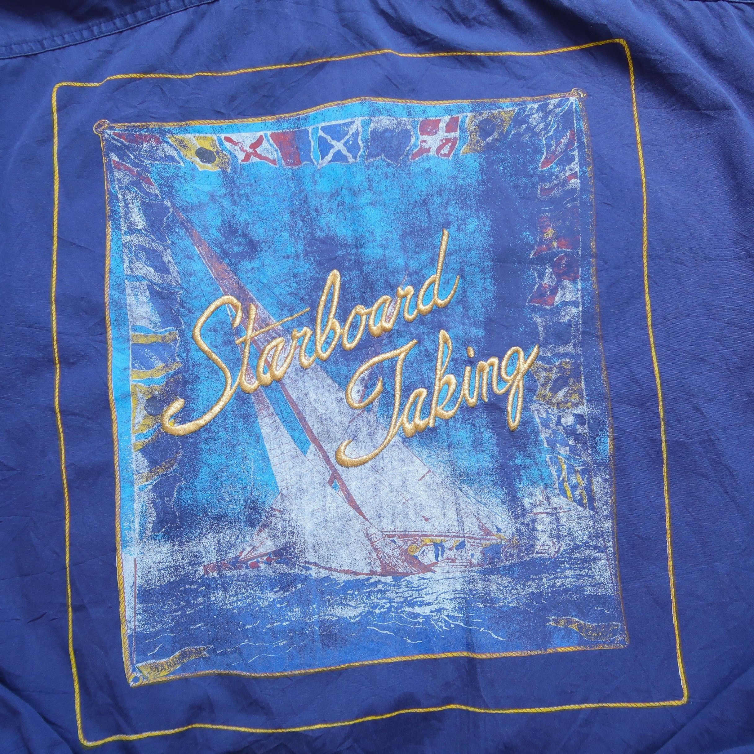 Adidas 1980s Adidas Cruisin Starboard Taking Bono Jacket Size US M / EU 48-50 / 2 - 17 Thumbnail