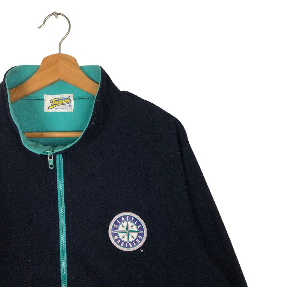 Japanese Brand 🔥Vintage Fleece Jacket Seattle Marines Big Logo Size US M / EU 48-50 / 2 - 6 Thumbnail