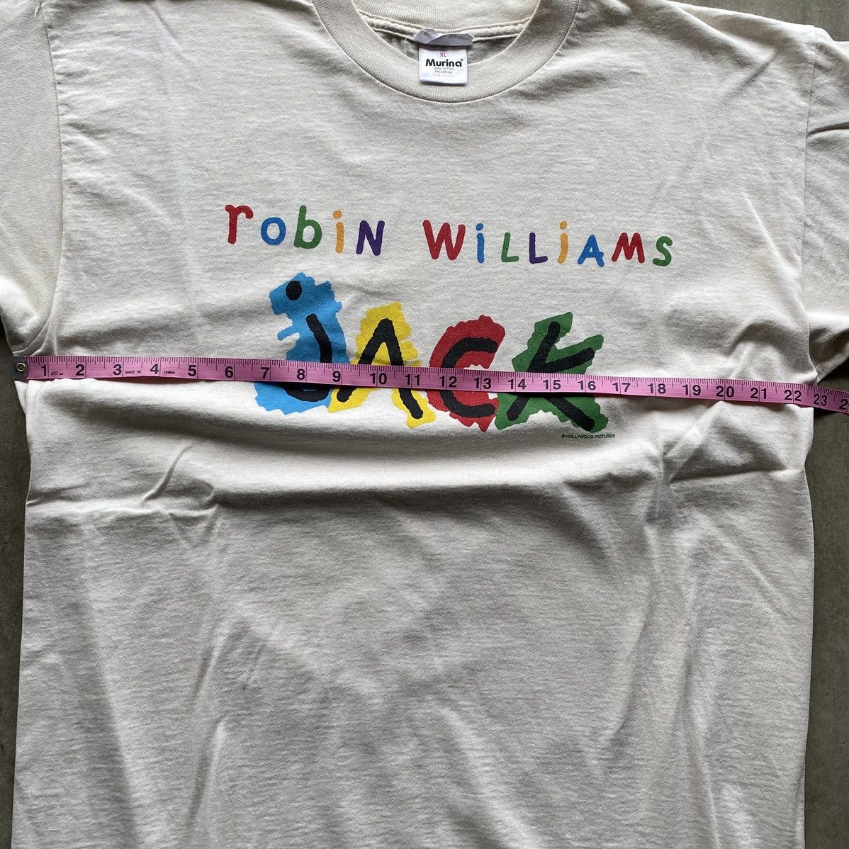 Vintage Vintage 1996 Jack Robin Williams Movie T Shirt XL Promo Size US XL / EU 56 / 4 - 5 Thumbnail