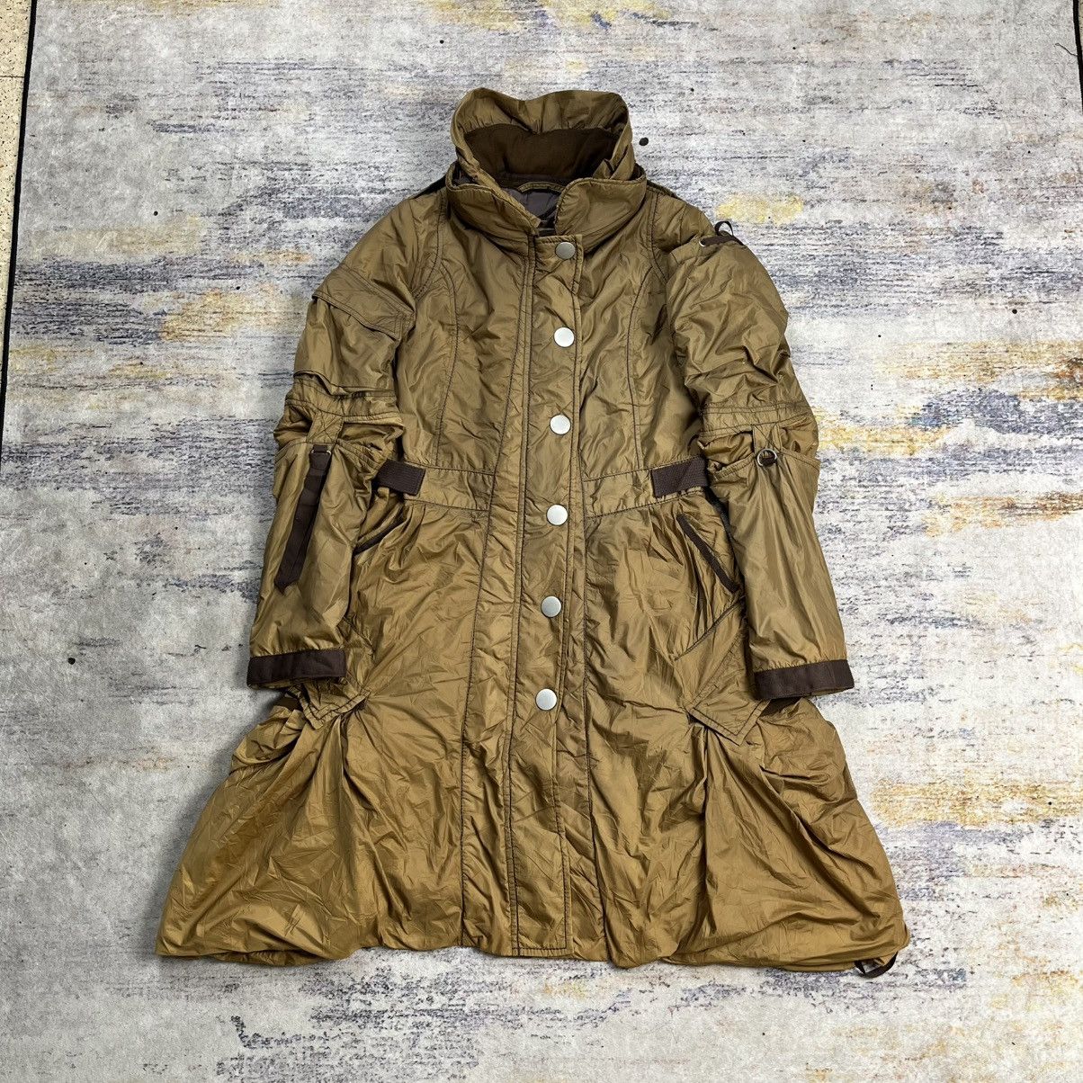 Marithe + Francois Girbaud × Vintage Marithe Francois Girbaud belted cargo bondage coat jacket Size M / US 6-8 / IT 42-44 - 1 Thumbnail