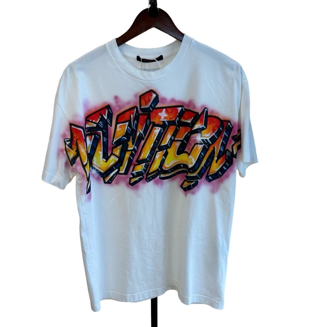Louis Vuitton Louis Vuitton Graffiti Logo T-Shirt Size S Size US S / EU 44-46 / 1 - 1 Thumbnail