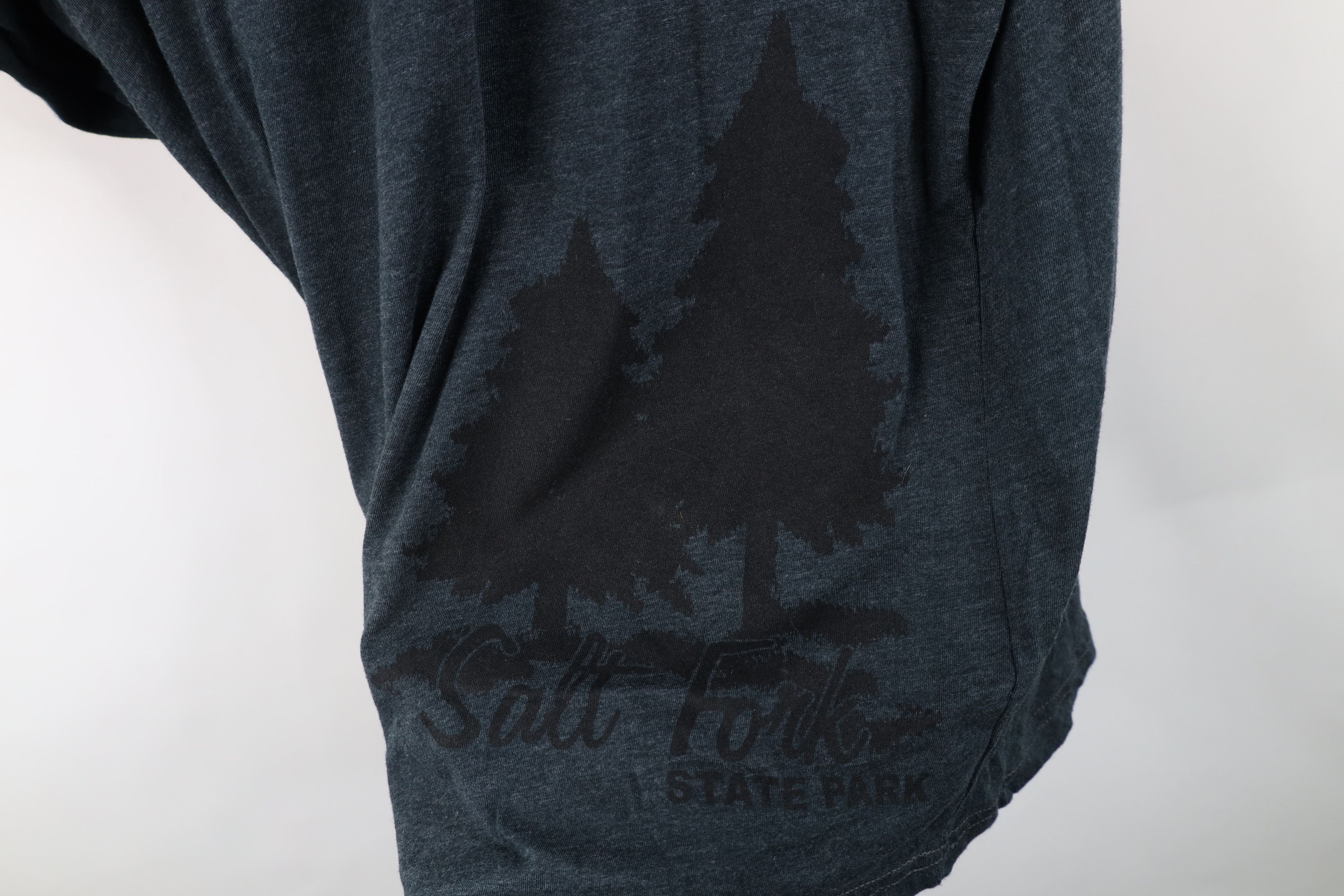 Vintage Vintage Y2K Streetwear Fork State Park Ringer T-Shirt Gray Size US XXL / EU 58 / 5 - 4 Thumbnail