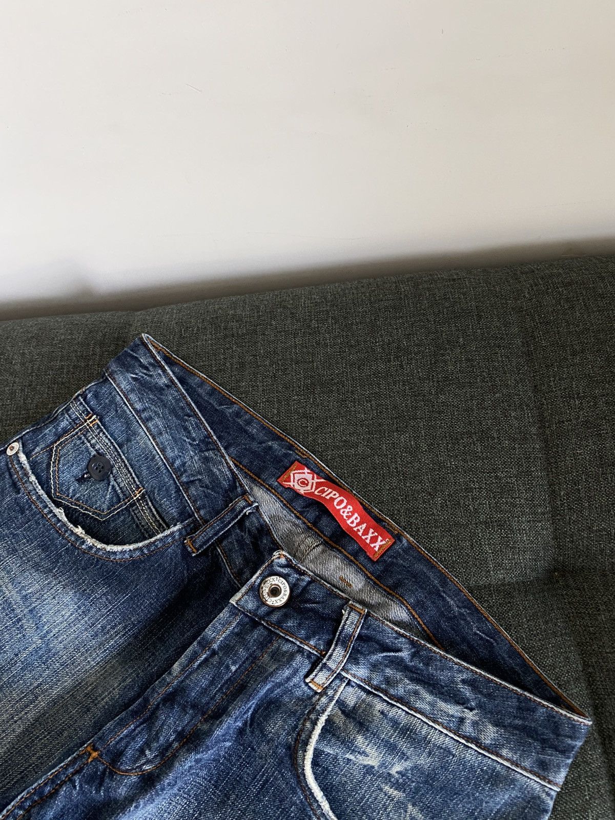 Hysteric Glamour Vintage Avant Garde Faded Flared Jeans Japanese Y2K Baggy Size US 32 / EU 48 - 9 Thumbnail
