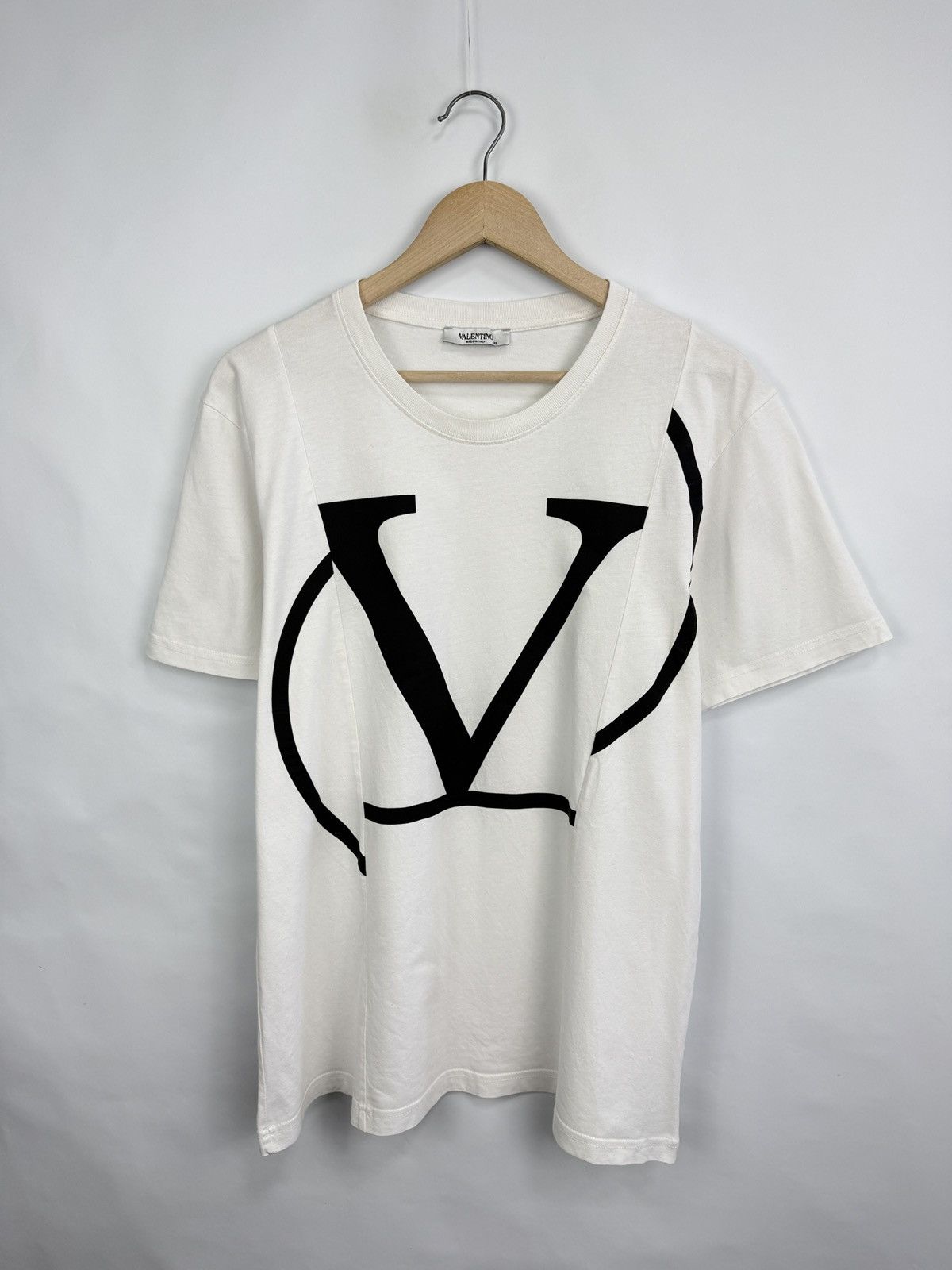 Valentino 🇮🇹 Valentino Luxury T-Shirt Made in Italy Rare Size US XL / EU 56 / 4 - 2 Thumbnail