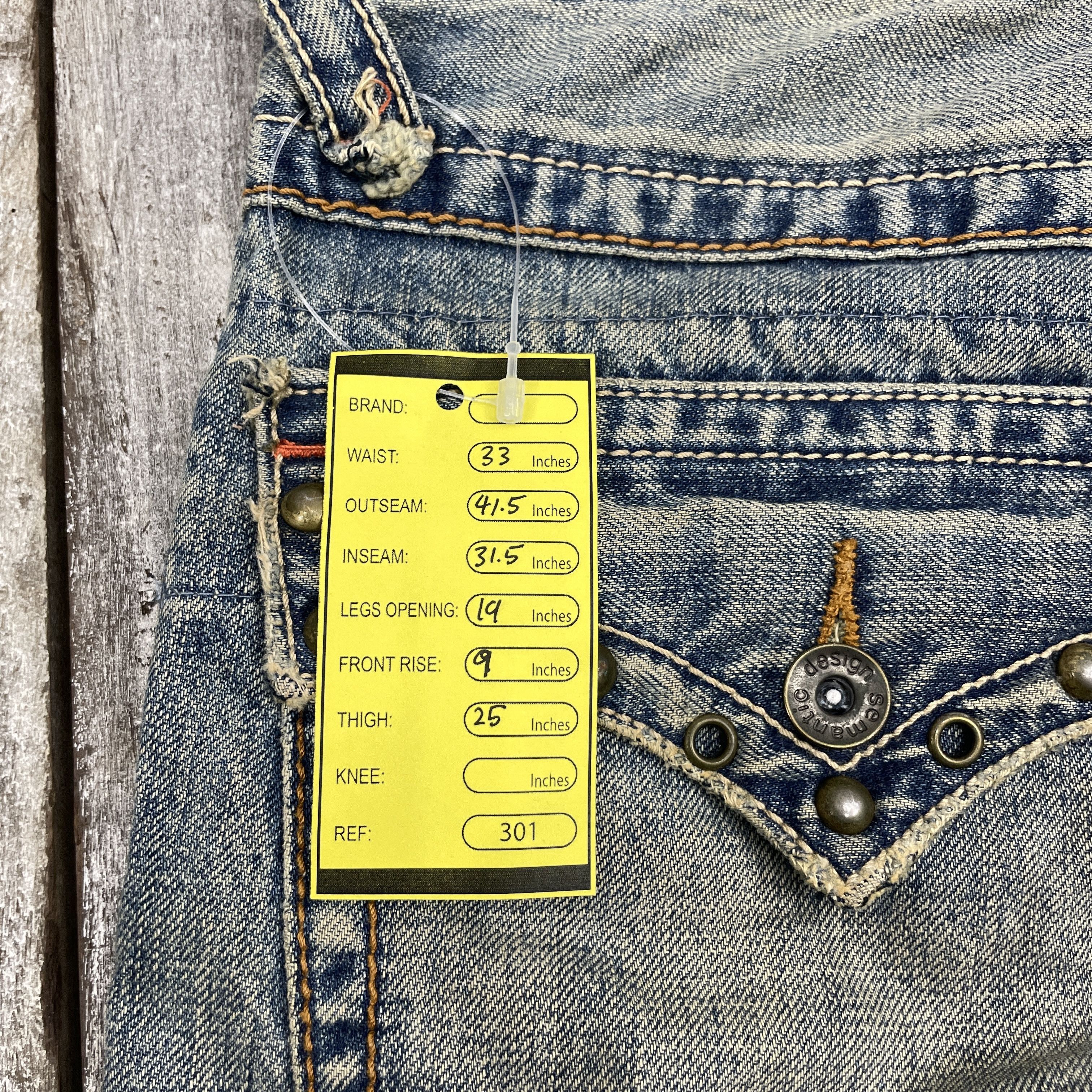 Japanese Brand Japanese SemanticDesign Distressed BootCut Jeans-wc301 Jeans Size US 33 - 9 Thumbnail