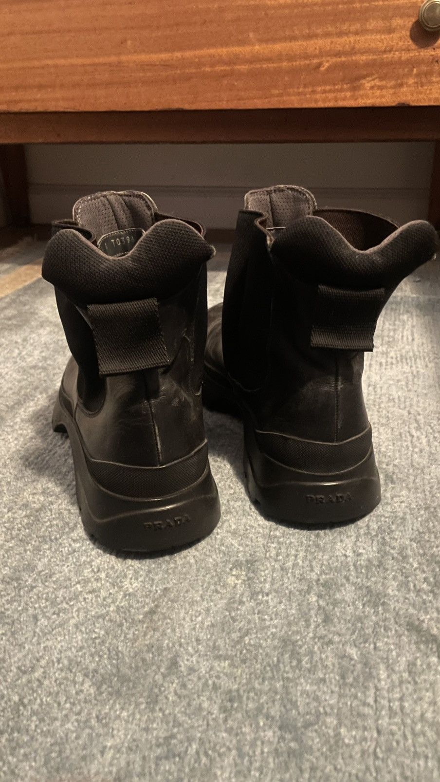 Prada Prada Vibram Sole Boots Size US 11 / EU 44 - 3 Thumbnail