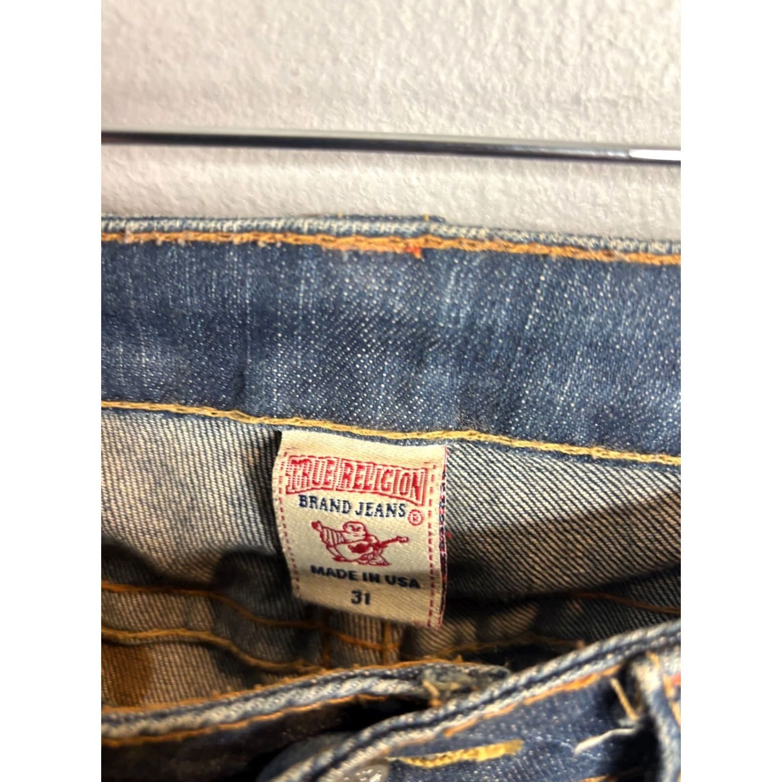 True Religion VINTAGE True Religion Jeans Womens Size 31 Blue Johnny Low Rise Size 24" / US 00 / IT 34 - 6 Thumbnail