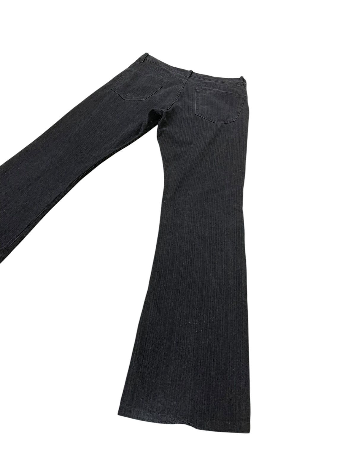 Japanese Brand Flare Jeans Mens Melrose Striped Boot Cut 8🟦 Size US 31 - 12 Thumbnail