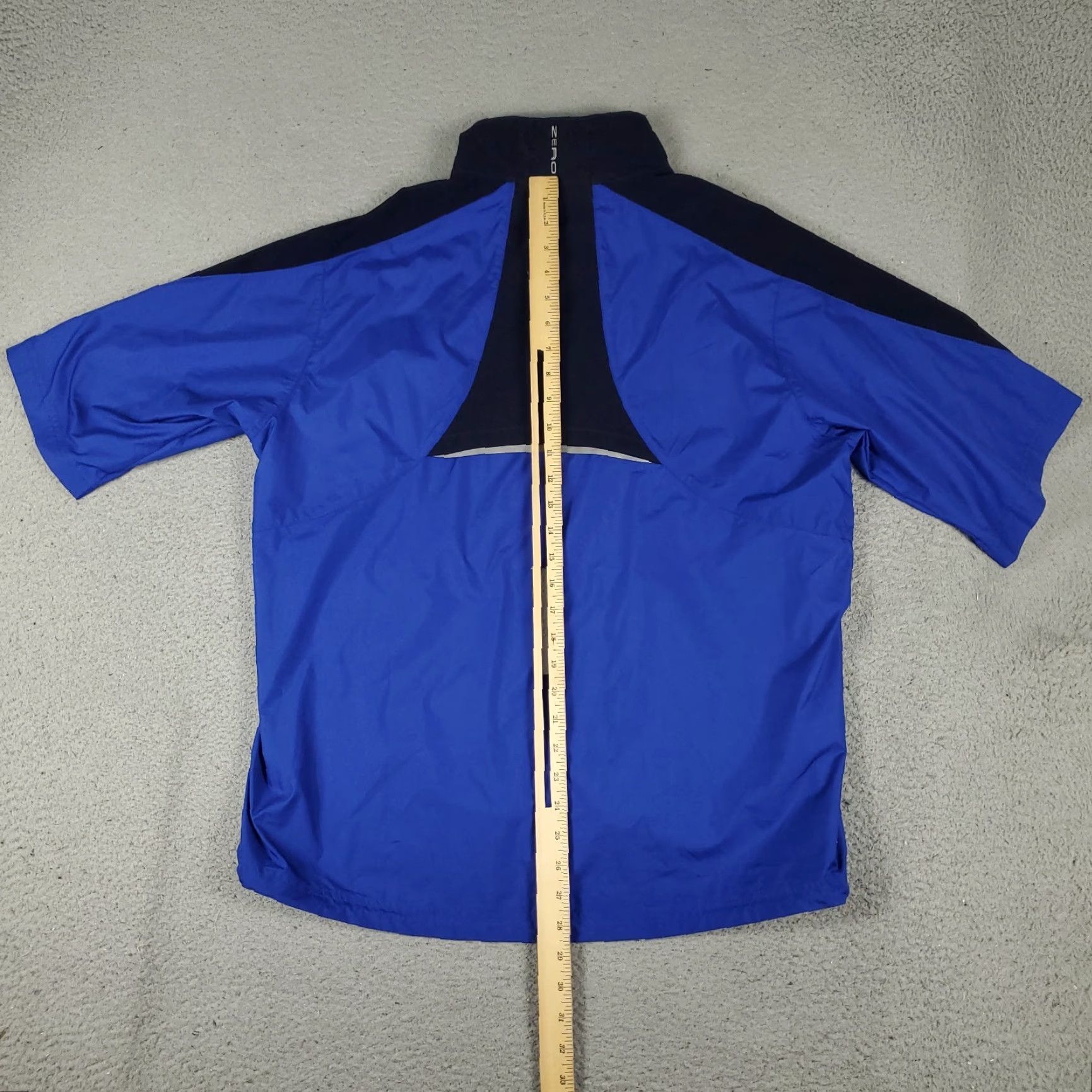 Vintage Zero Restriction Shirt Mens Size Medium Blue Full Zip Golf Windbreaker Jacket Size US M / EU 48-50 / 2 - 6 Thumbnail