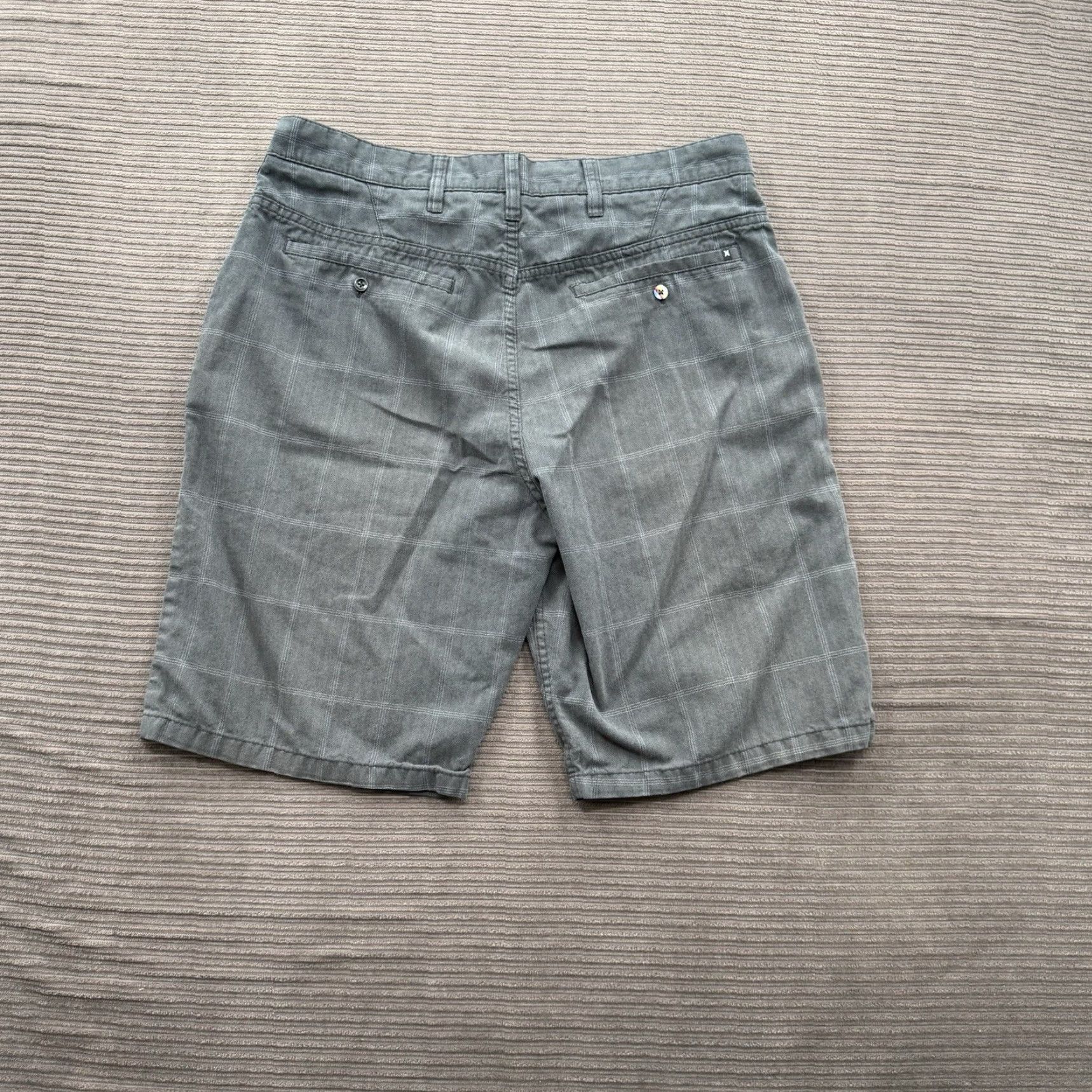 Hurley Hurley Short Men 32 Gray Cotton Weekend Beach Vacation 9' Inseam Casual Size US 32 / EU 48 - 2 Thumbnail