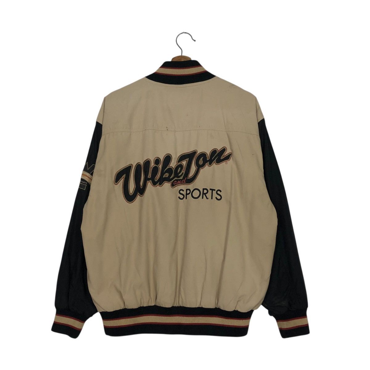 Japanese Brand 🔥VINTAGE BOMBER JACKET WIKE & LON BIG LOGO ISSEY MIYAKE Size US L / EU 52-54 / 3 - 10 Thumbnail