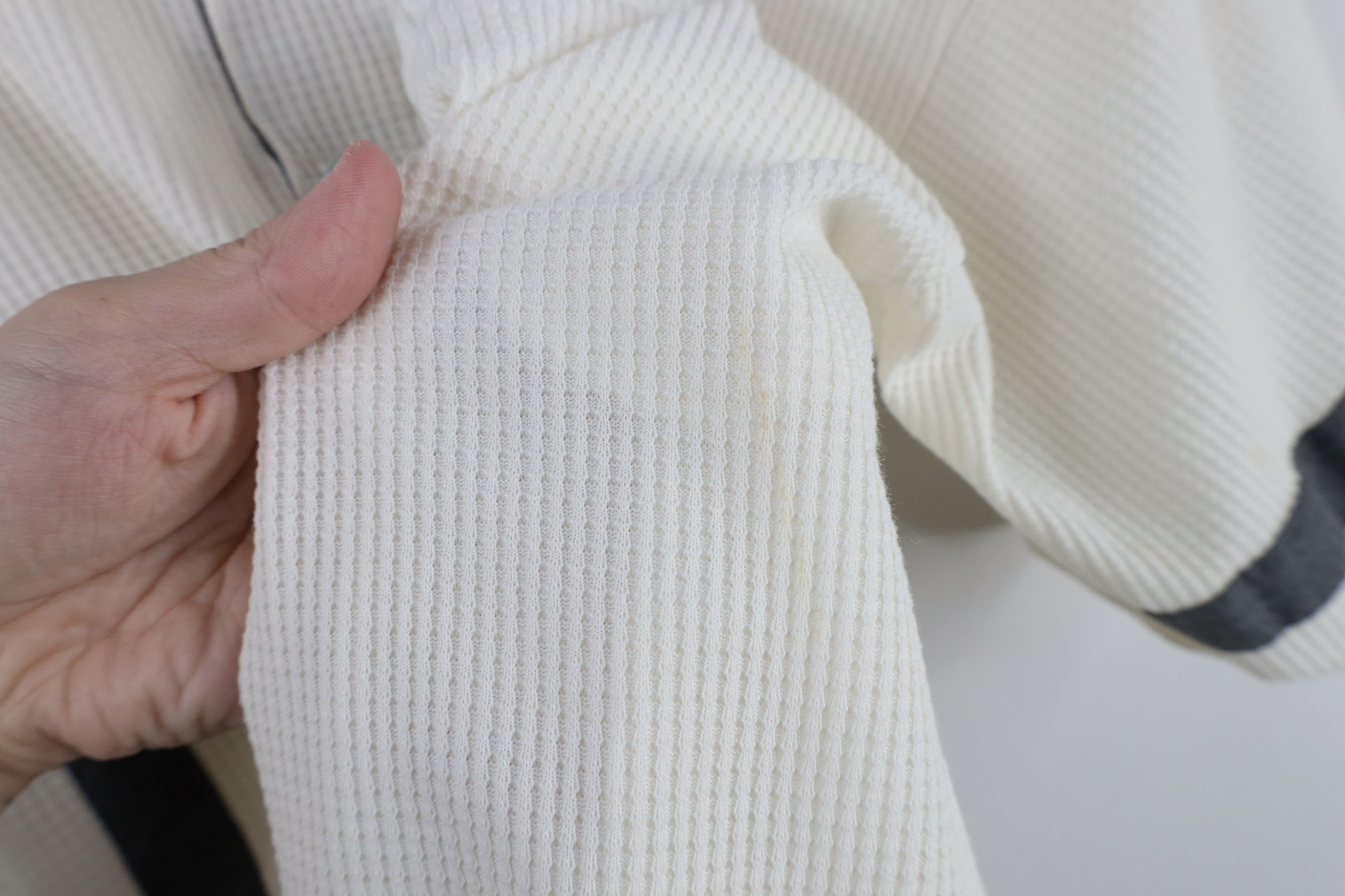 Vintage Vintage 90s Streetwear Waffle Knit Collared Pullover Polo Size US L / EU 52-54 / 3 - 6 Thumbnail