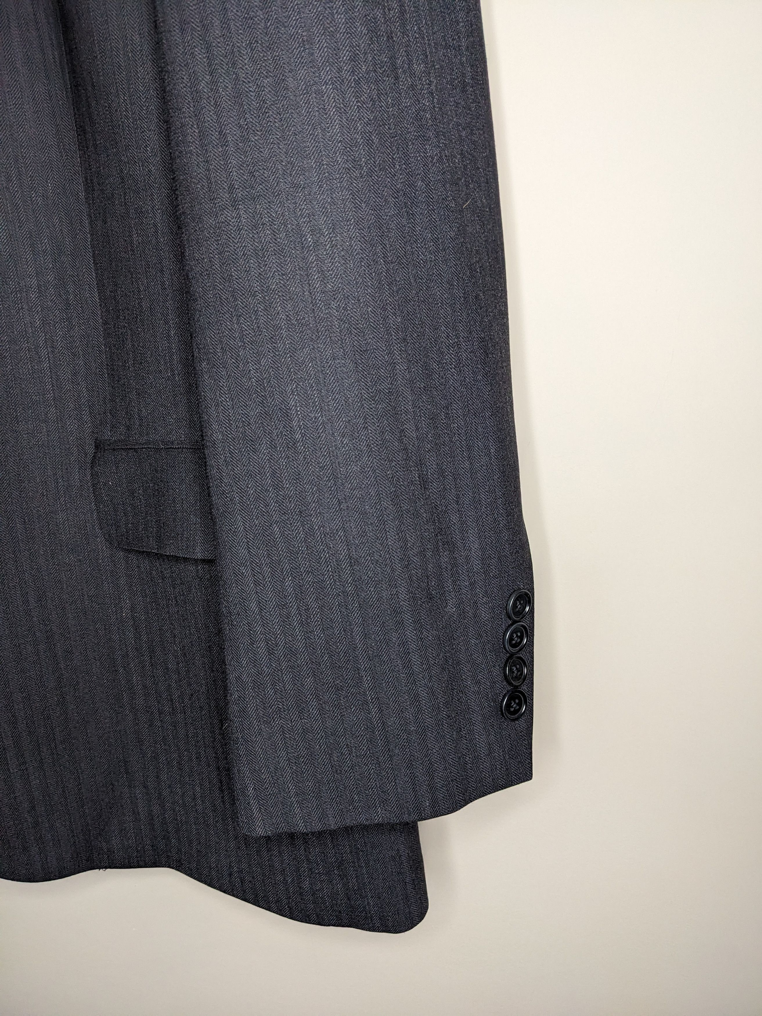 Brooks Brothers Brooks Brothers Blazer Sz 39S Herringbone Wool Suit Jacket Size 40S - 3 Thumbnail