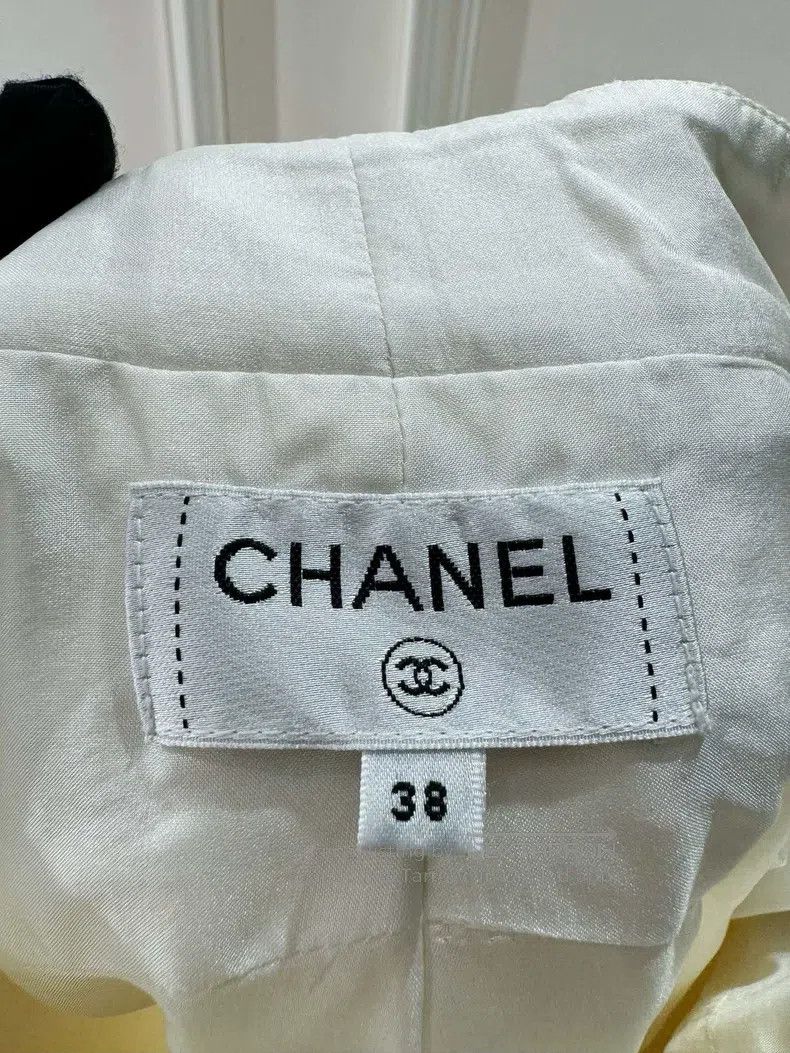 Chanel Chanel Beach Series Beige Pearly Woven Wide-leg Pants Size 25" / US 0 / IT 36 - 5 Thumbnail