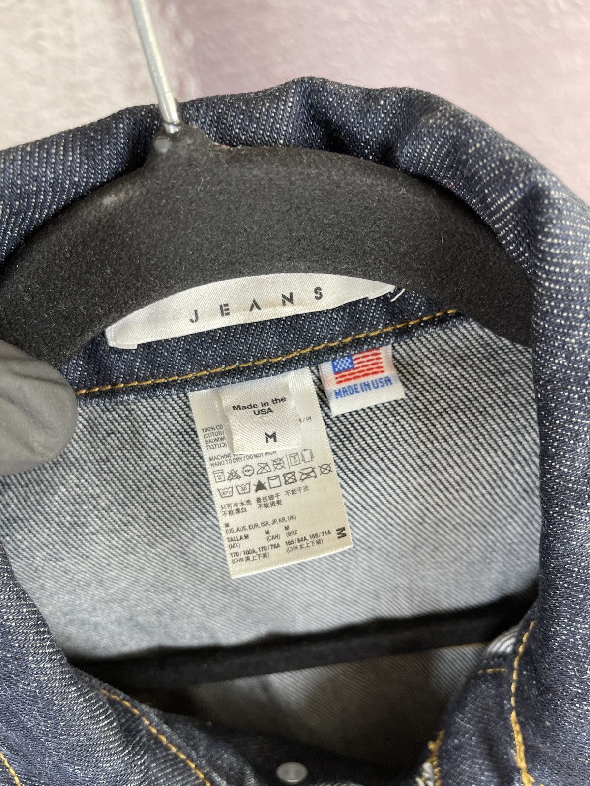American Apparel American Apparel indigo blue denim trucker jacket made in US Size US M / EU 48-50 / 2 - 7 Thumbnail