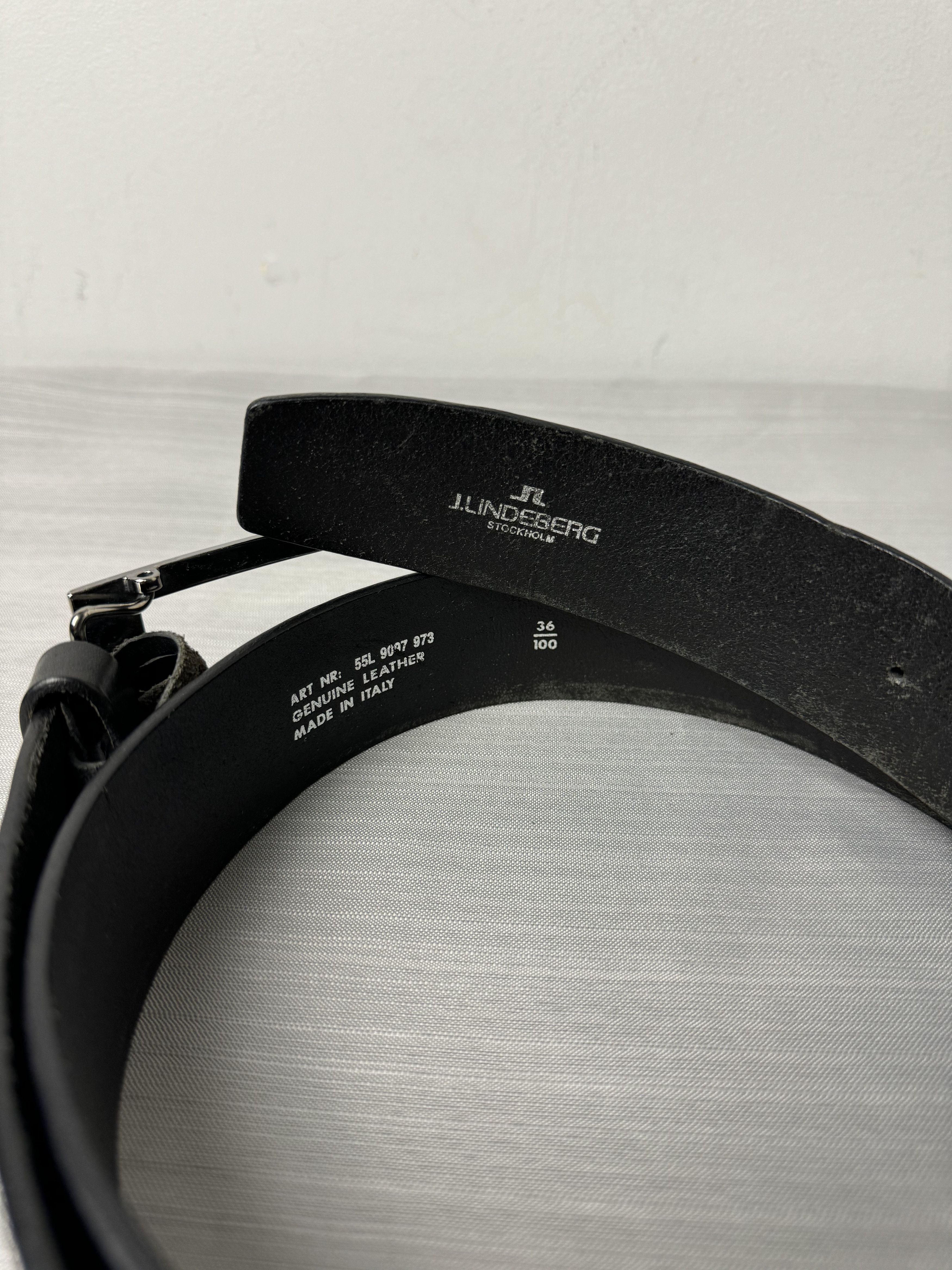 J.Lindeberg J.Lindeberg Buckle Belt Size 36 - 3 Thumbnail