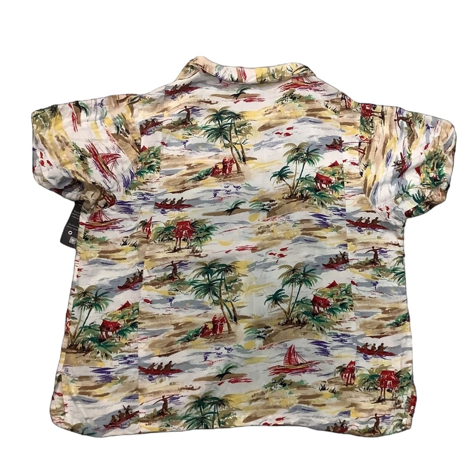 Vintage Vintage At Last Hawaiian print button down Shirt Size US XL / EU 56 / 4 - 2 Thumbnail