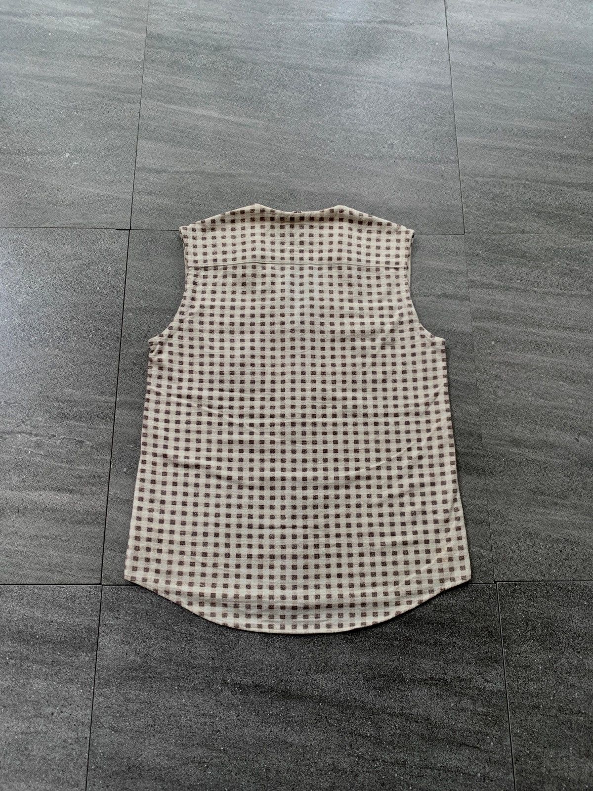 Visvim FREE TAX! Shadow Plaid Sleeveless Shirt Size US M / EU 48-50 / 2 - 8 Thumbnail