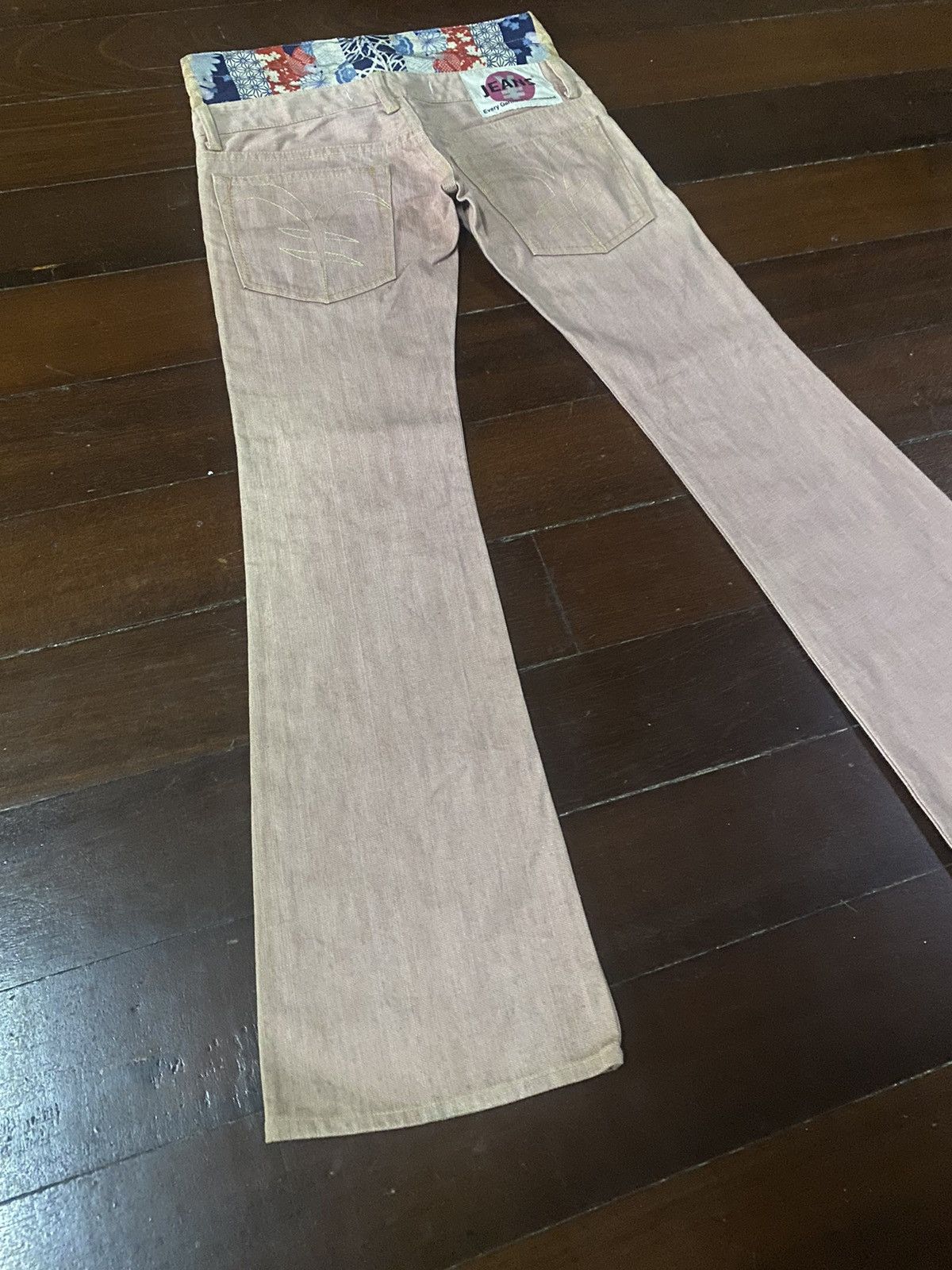Le Grande Bleu (L.G.B.) rare yen japanese brand double waist boot cut sukajan b-1 Size US 32 / EU 48 - 4 Thumbnail