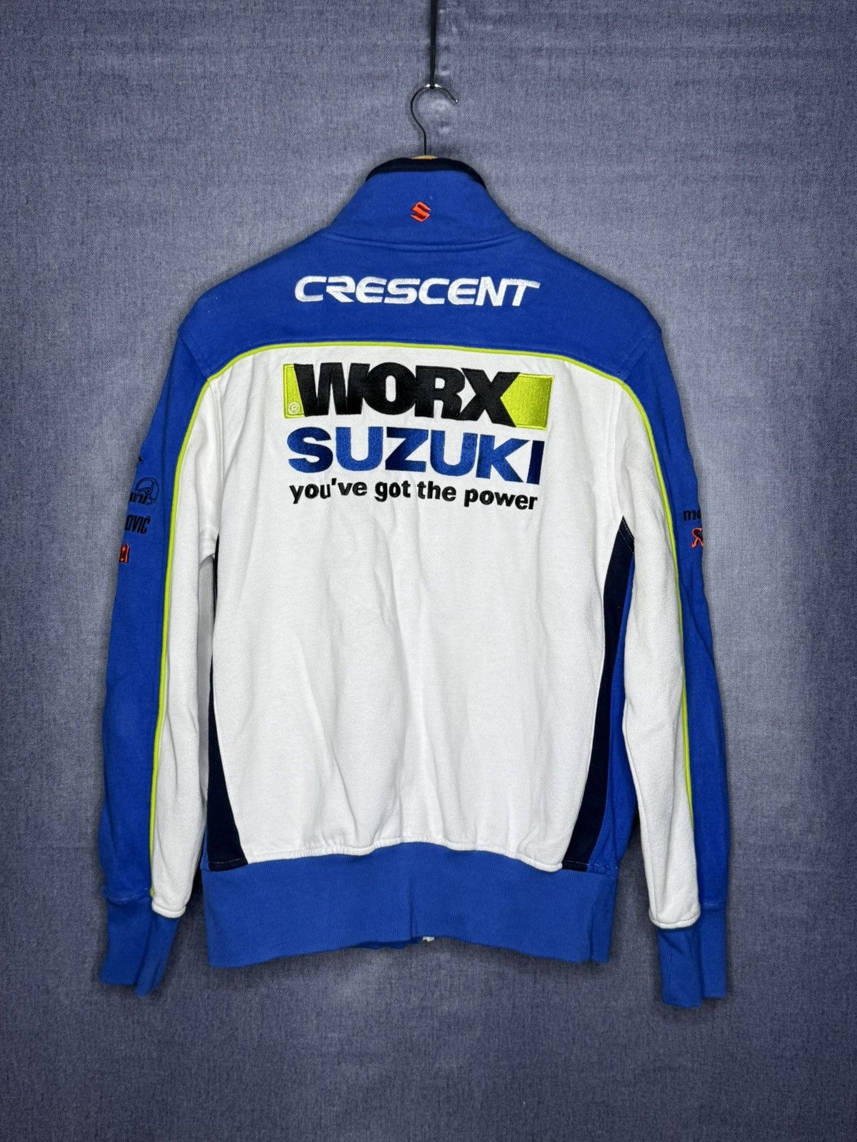 Vintage Vintage Suzuki Workx Racing Motorex Full Zip Jacket Nascar Size US L / EU 52-54 / 3 - 3 Thumbnail