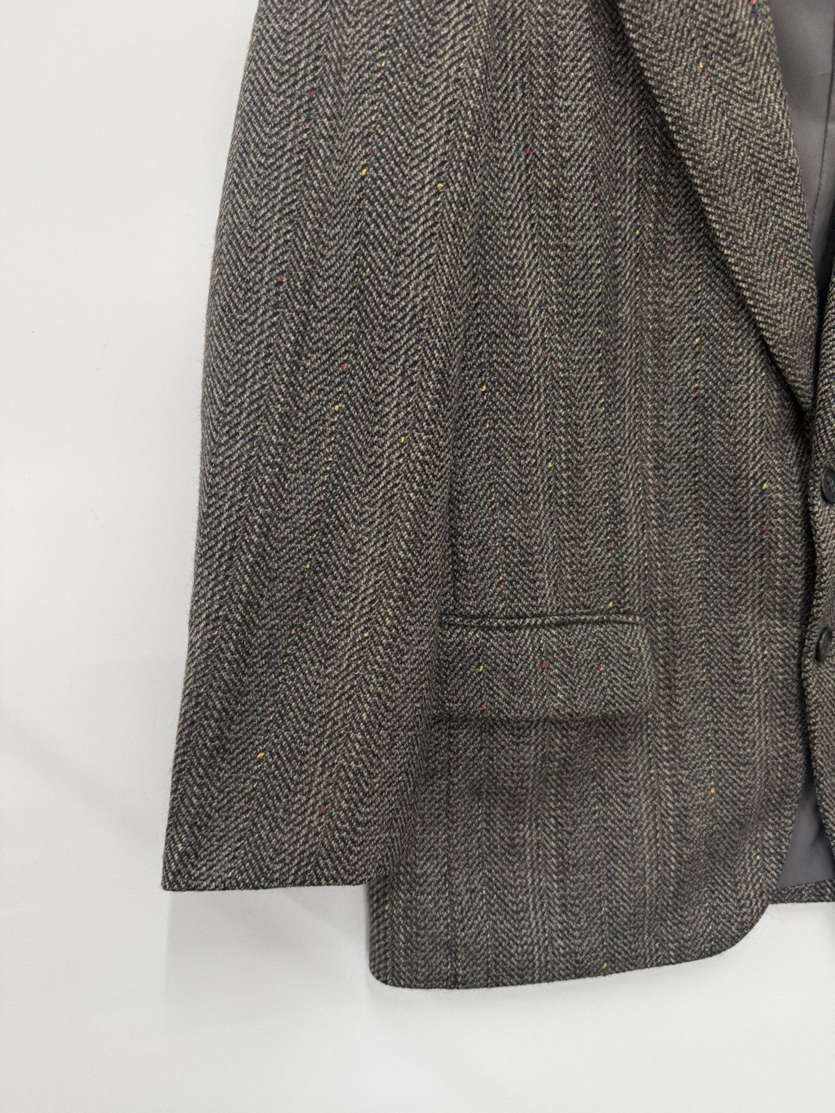 Japanese Brand 🔥 D'Urban Japan Tweed Herringbone Blazer Size US XS / EU 42 / 0 - 3 Thumbnail