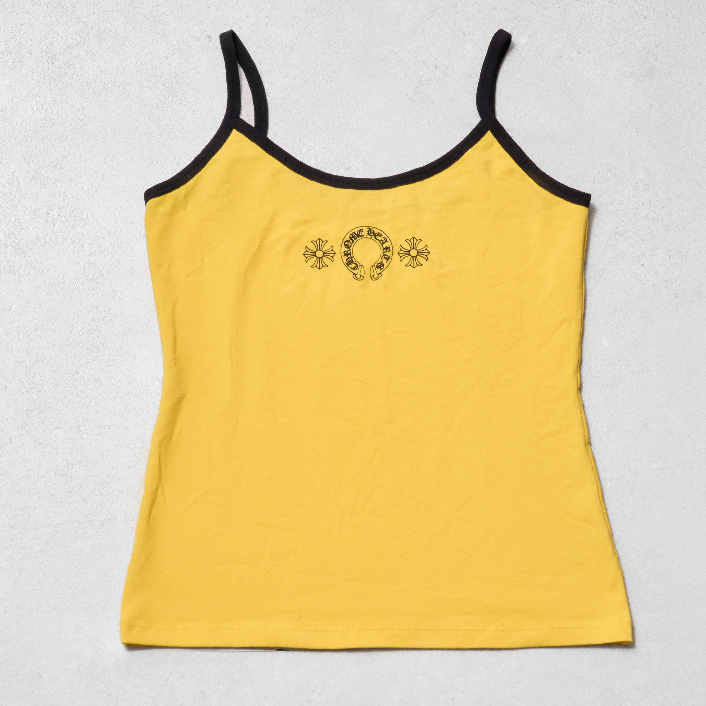 Chrome Hearts CHROME HEARTS ROLLER SKATES TANK YELLOW/BLACK Size L / US 10 / IT 46 - 1 Thumbnail