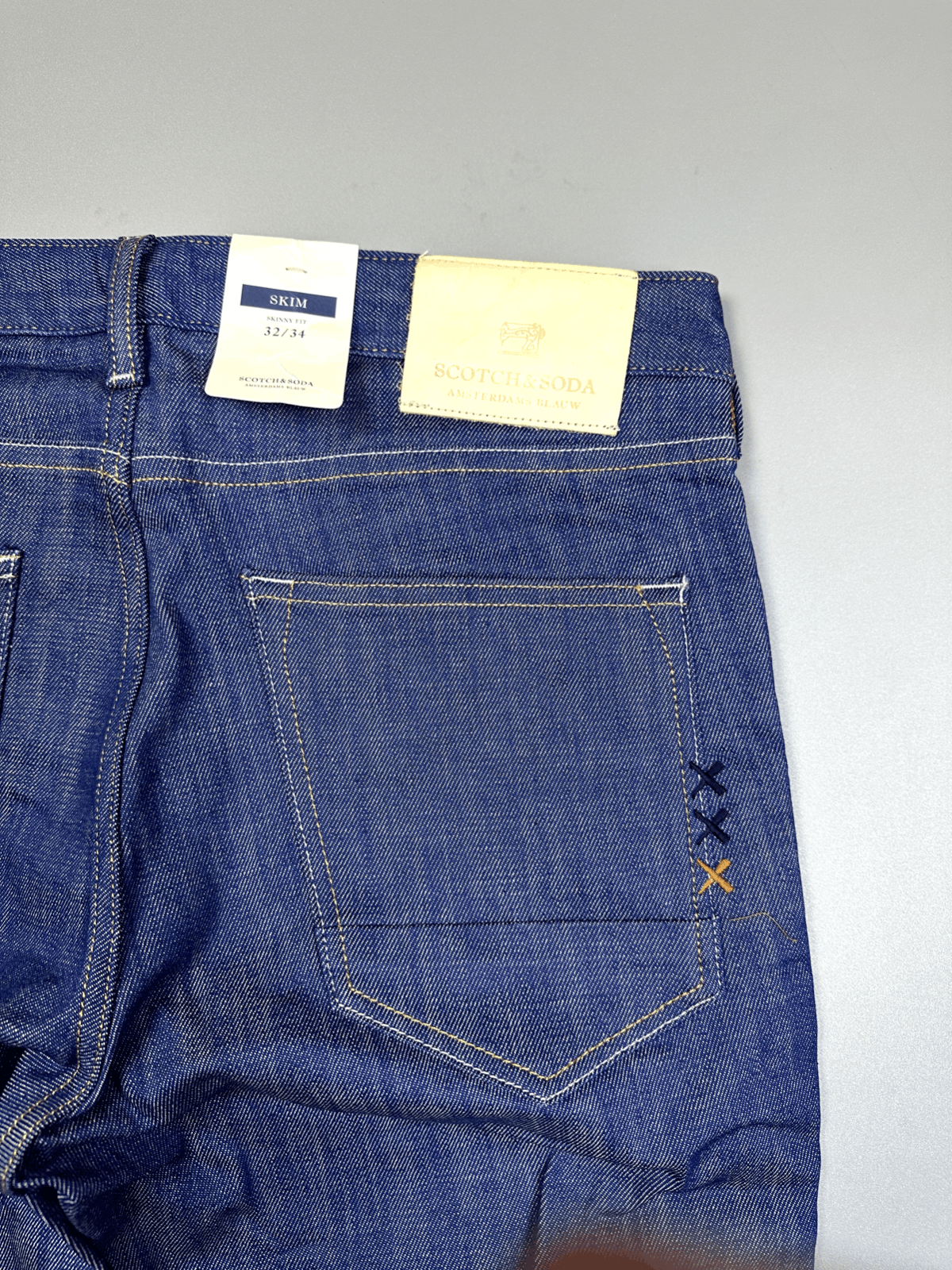 Scotch & Soda Skinny Fit Light Blue Scotc&Soda 32x34 Medium Size US 32 / EU 48 - 2 Thumbnail