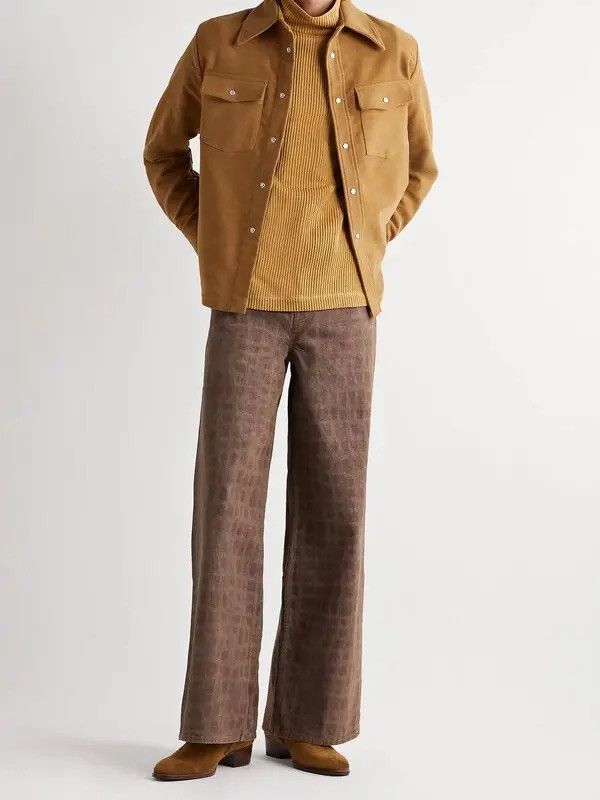 Sefr Sefr Matsy Moleskin Shirt Jacket in Brown Size US M / EU 48-50 / 2 - 8 Thumbnail