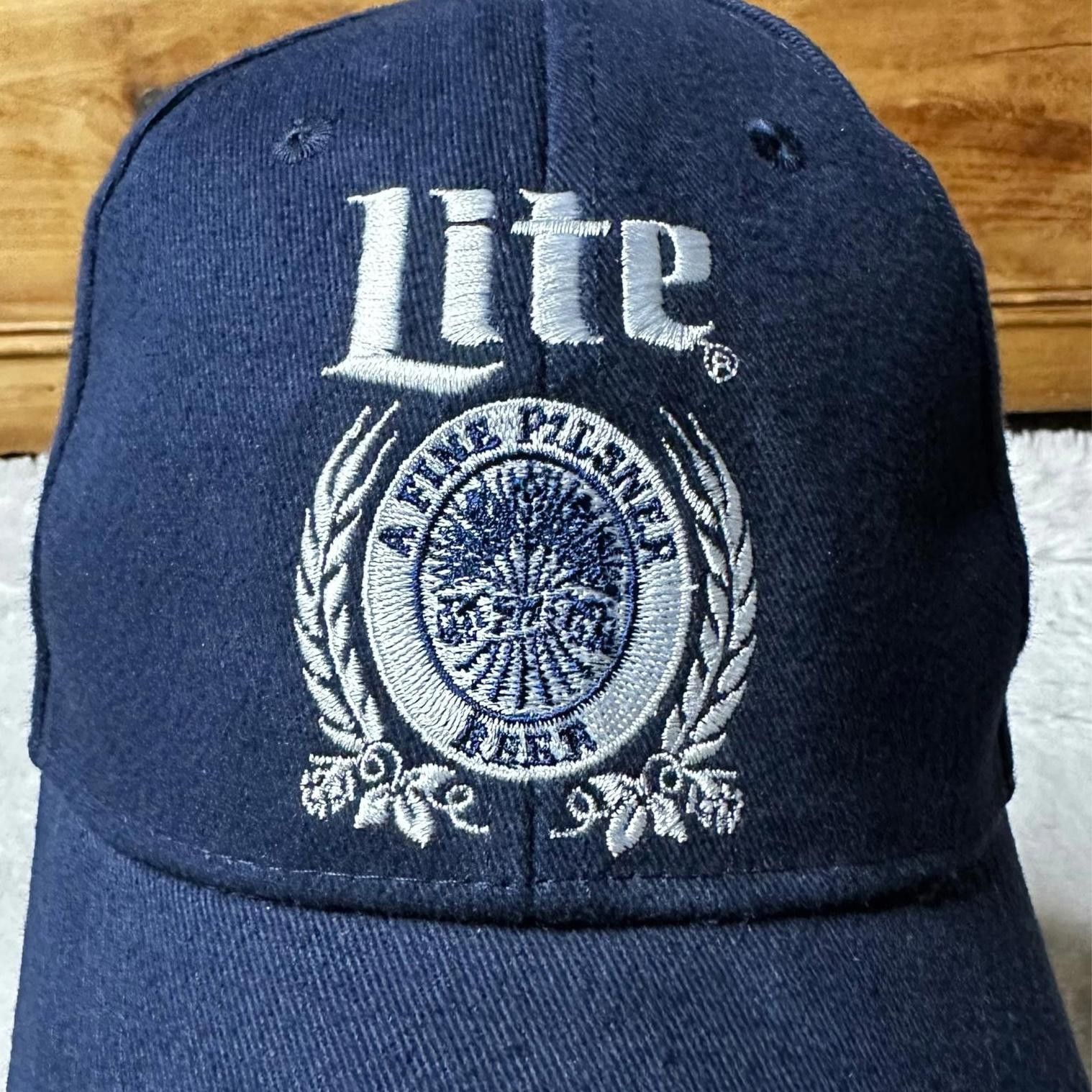 Designer Miller Lite Blue Snapback Hat Unisex Adjustable Casual Cap Size ONE SIZE - 3 Thumbnail