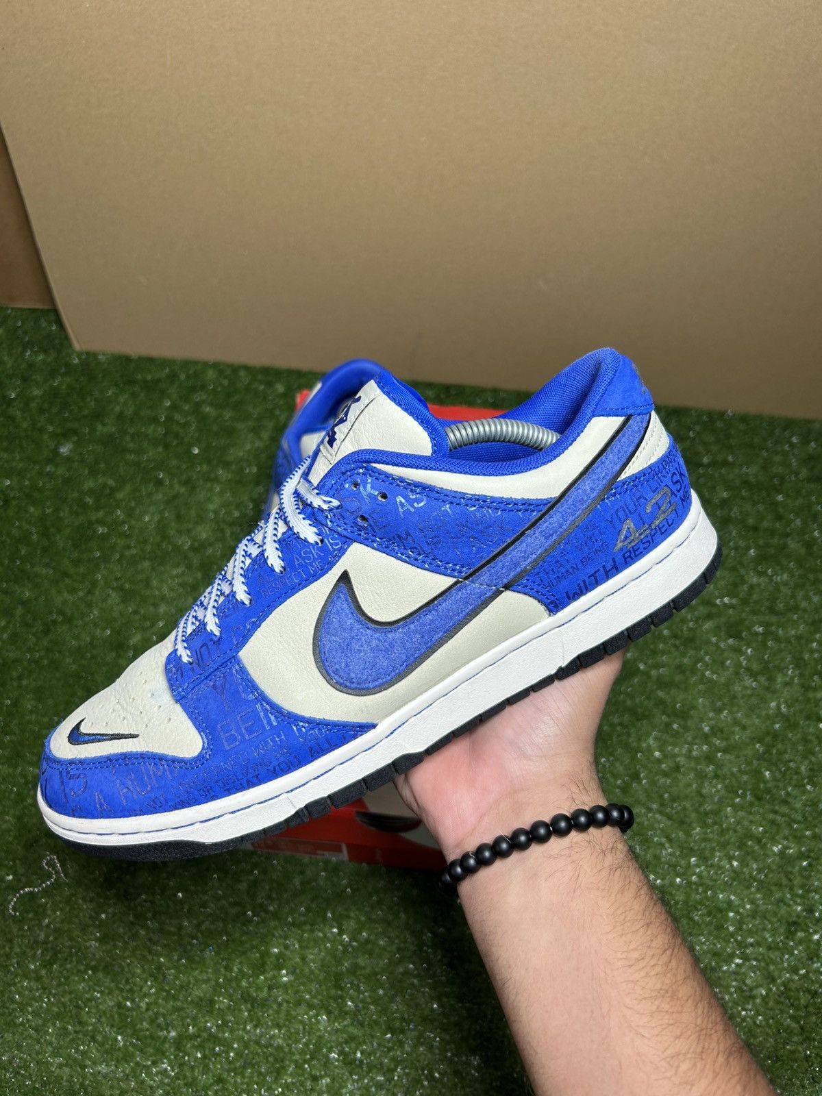 Nike Nike dunk low Jackie Robinson Size US 10.5 / EU 43-44 - 2 Thumbnail