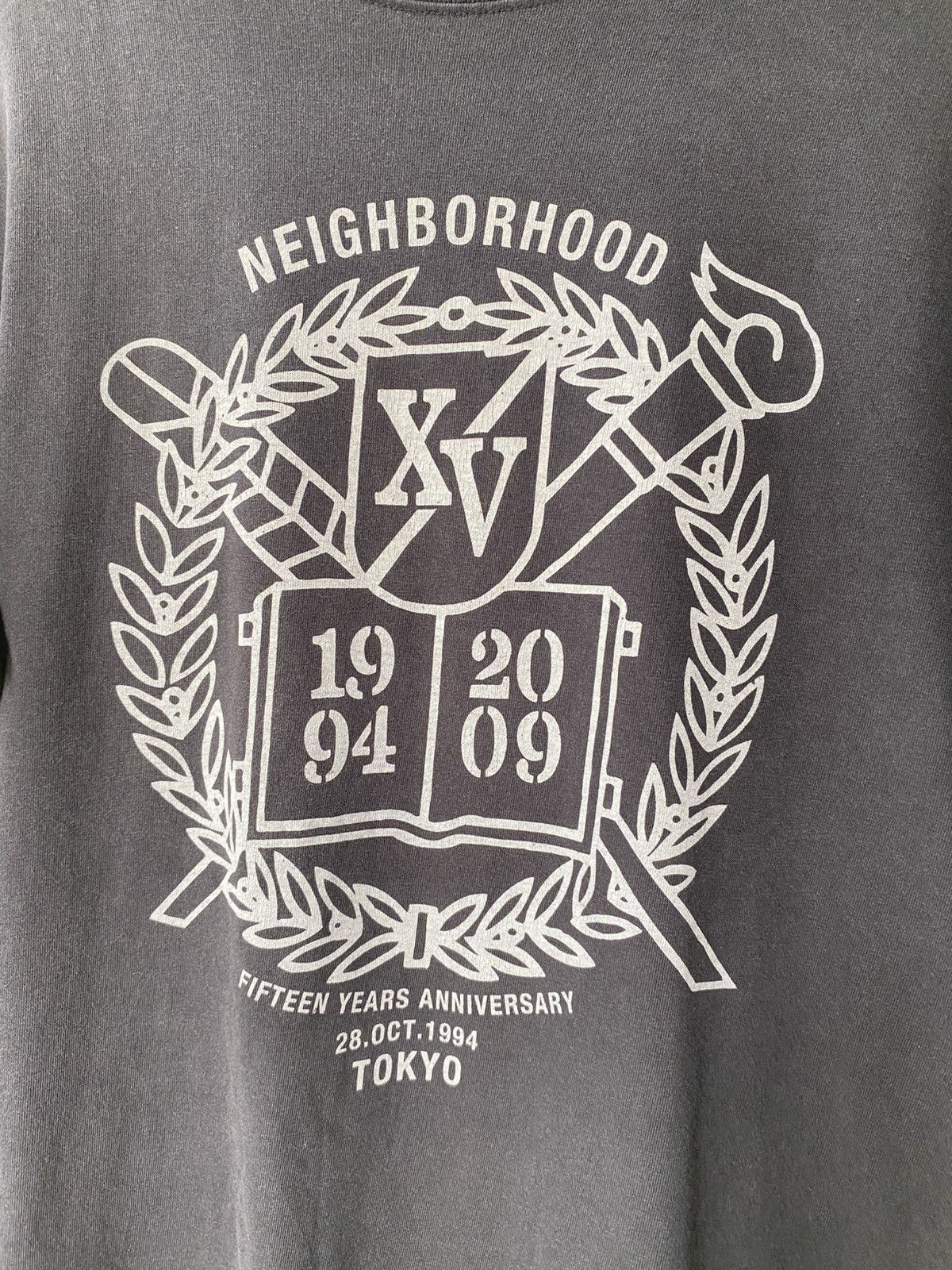 Neighborhood NEIGHBORHOOD Dark Gray Short Sleeve Round Neck T-Shirt Size US S / EU 44-46 / 1 - 4 Thumbnail