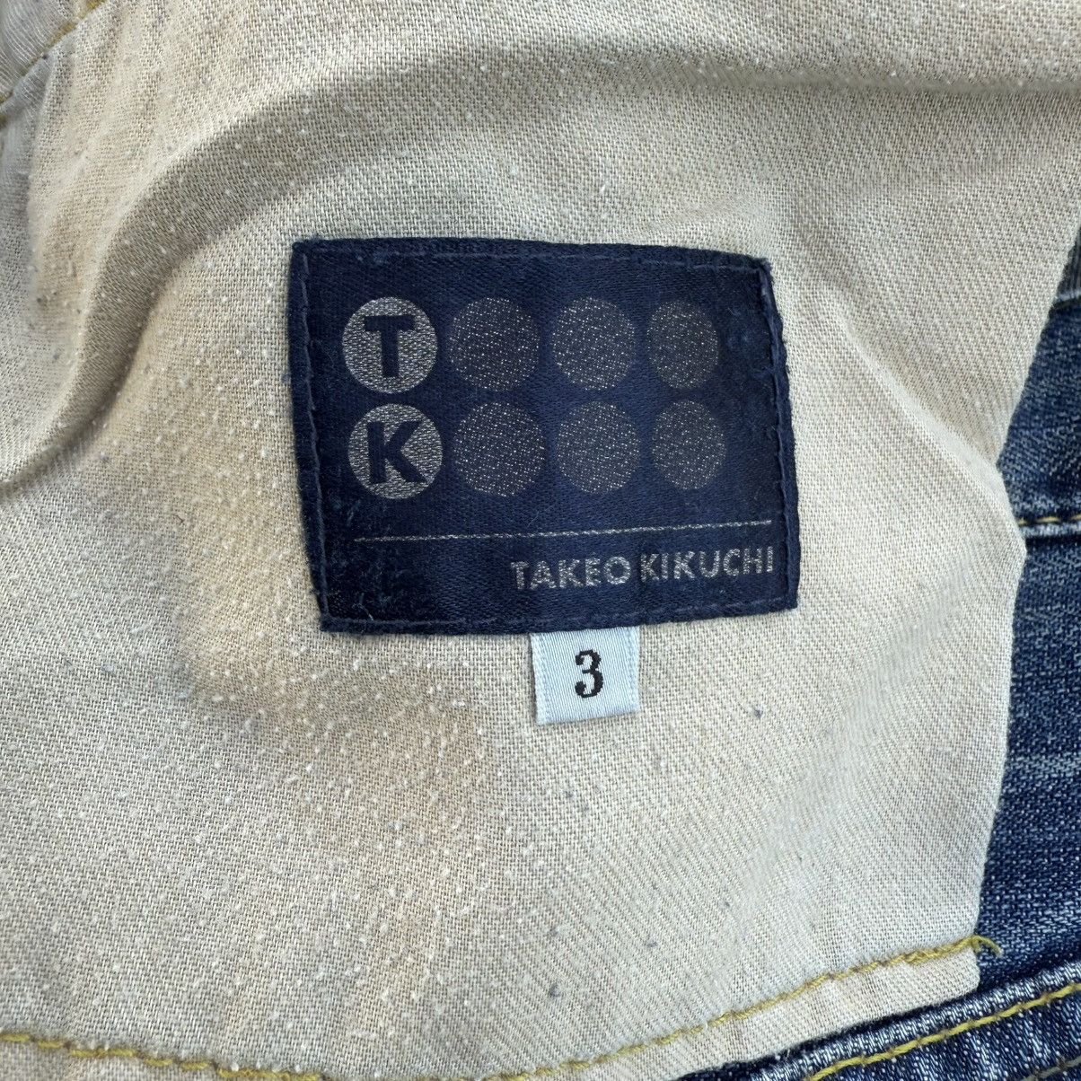 Takeo Kikuchi W35 Vintage takeo kikichi denim jean faded pants Size US 35 - 13 Thumbnail