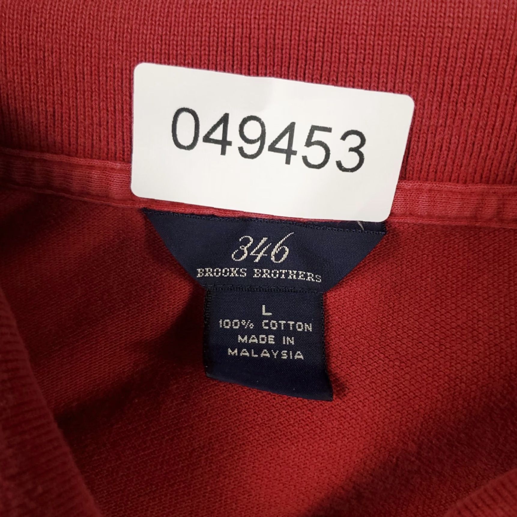 Brooks Brothers Brooks Brothers Polo Shirt Mens Large Red Casual Short Sleeve Cotton Modern Preppy Size US L / EU 52-54 / 3 - 6 Thumbnail