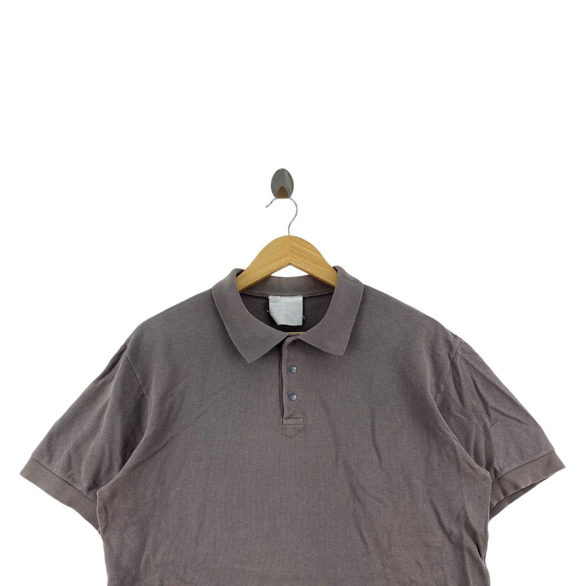 agnes b. Vintage AGNES B. PARIS Homme Plain Grey Button Up Size US L / EU 52-54 / 3 - 2 Thumbnail