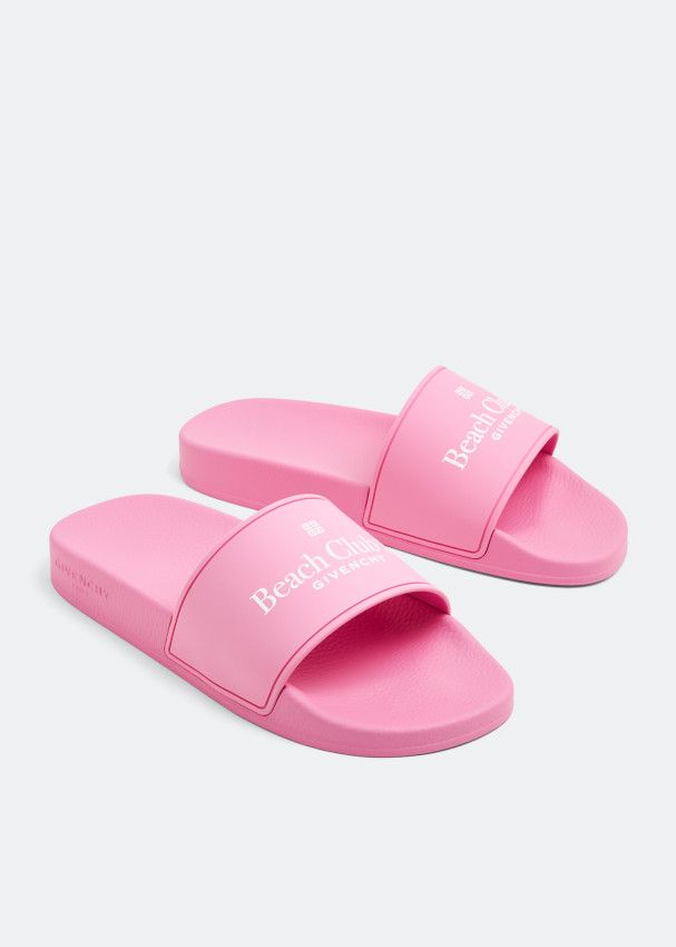 Givenchy o1srvl11e0125 Flat Slides in Pink Size US 9.5 / IT 39.5 - 4 Thumbnail