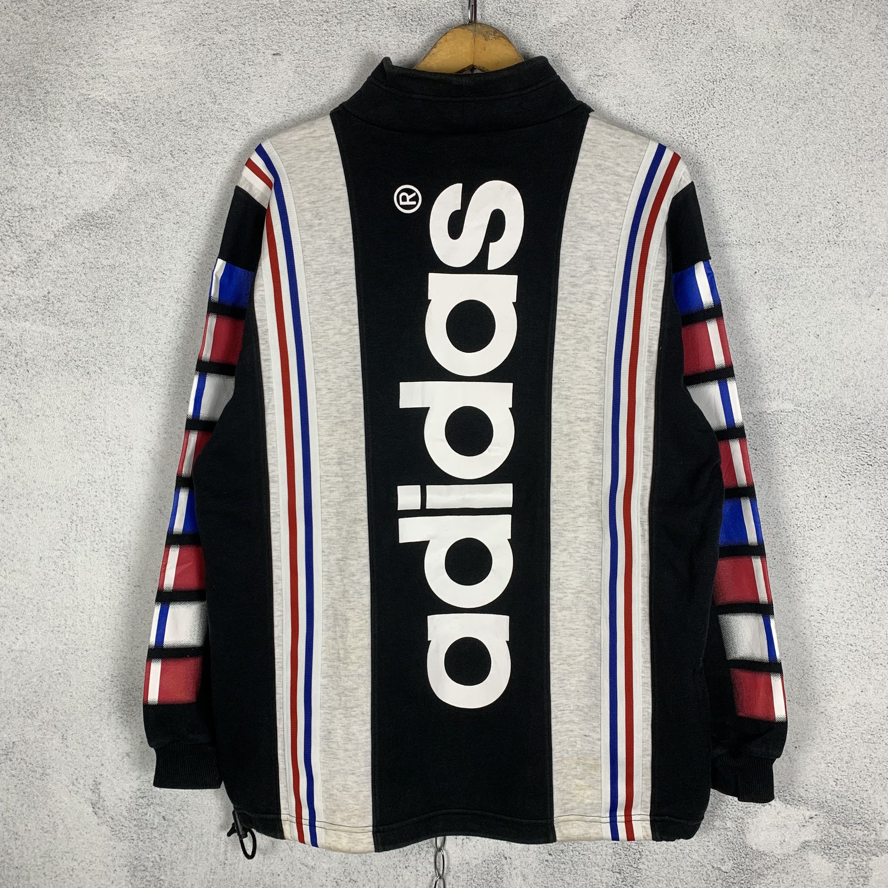 Adidas Vintage 90s Adidas Sweatshirt Size US L / EU 52-54 / 3 - 2 Thumbnail