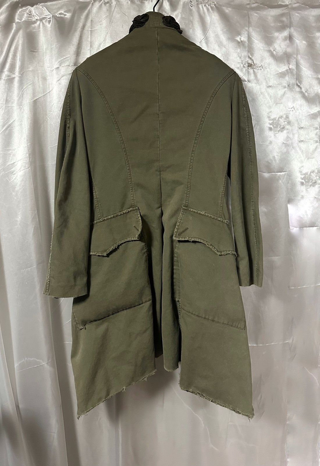 Balmain Balmain SS10 Decarnin Chain Straps Military Coat Size US S / EU 44-46 / 1 - 7 Thumbnail