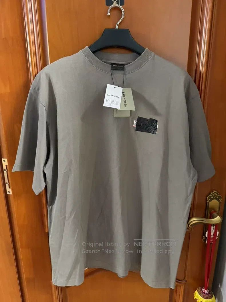 Balenciaga Balenciaga Gray Coca-Cola tape short-sleeve, size XL Size US XL / EU 56 / 4 - 1 Thumbnail
