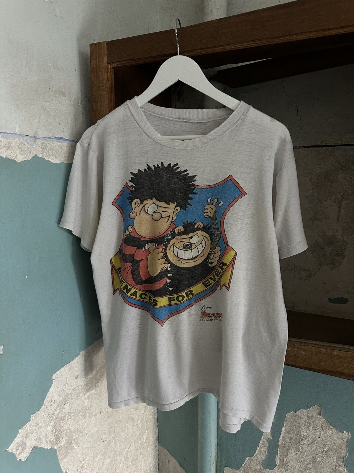 Cartoon Network × Japanese Brand Vintage Menaces For Ever From The Beano 1987 Single Stitch Size US M / EU 48-50 / 2 - 8 Thumbnail