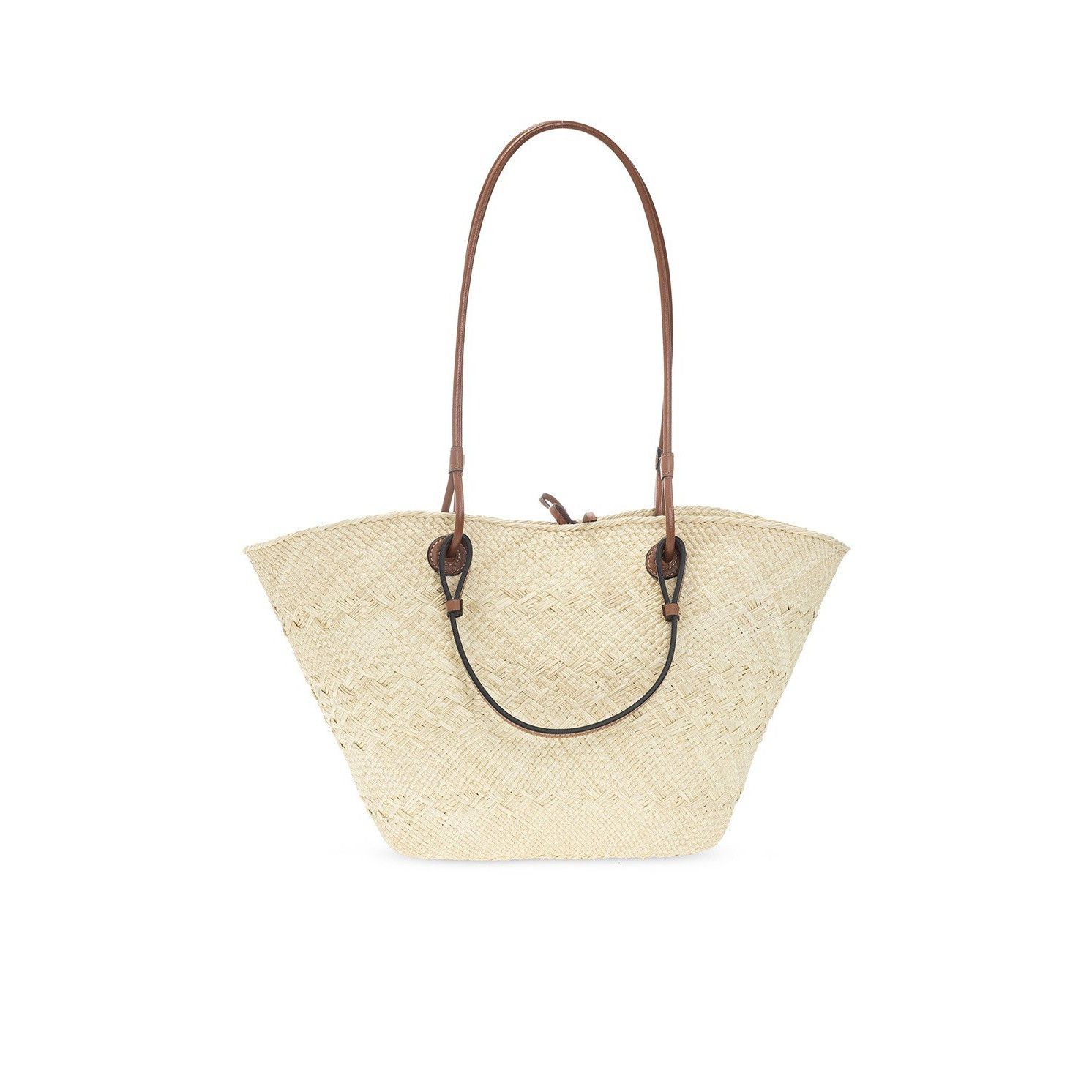 Loewe LOEWE $1250 Natural/Tan Medium Raffia Tote Bag New & Authent Size ONE SIZE - 2 Thumbnail