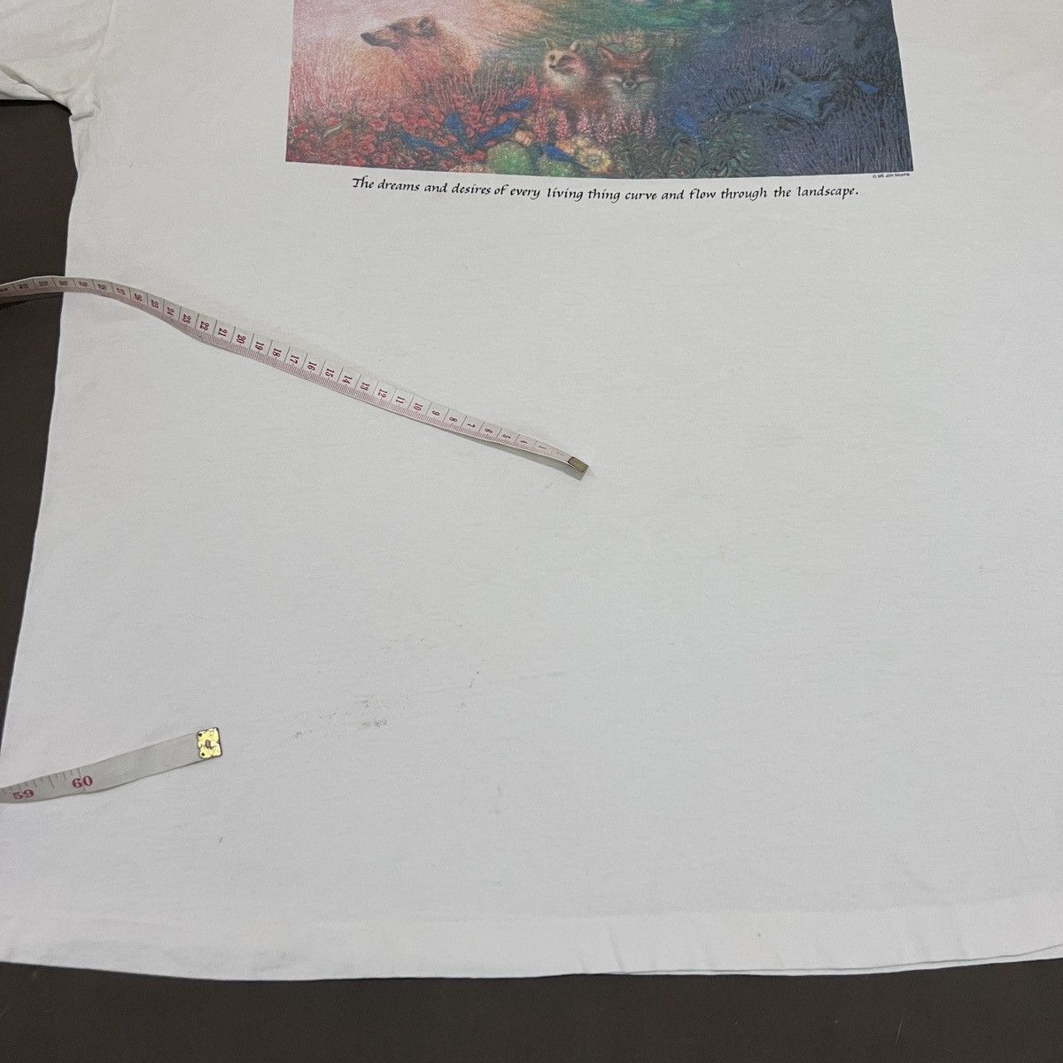 Vintage Vintage 90s JIM MORRIS ANIMAL LANDSCAPE ART Tee 2XL Size US XXL / EU 58 / 5 - 8 Thumbnail