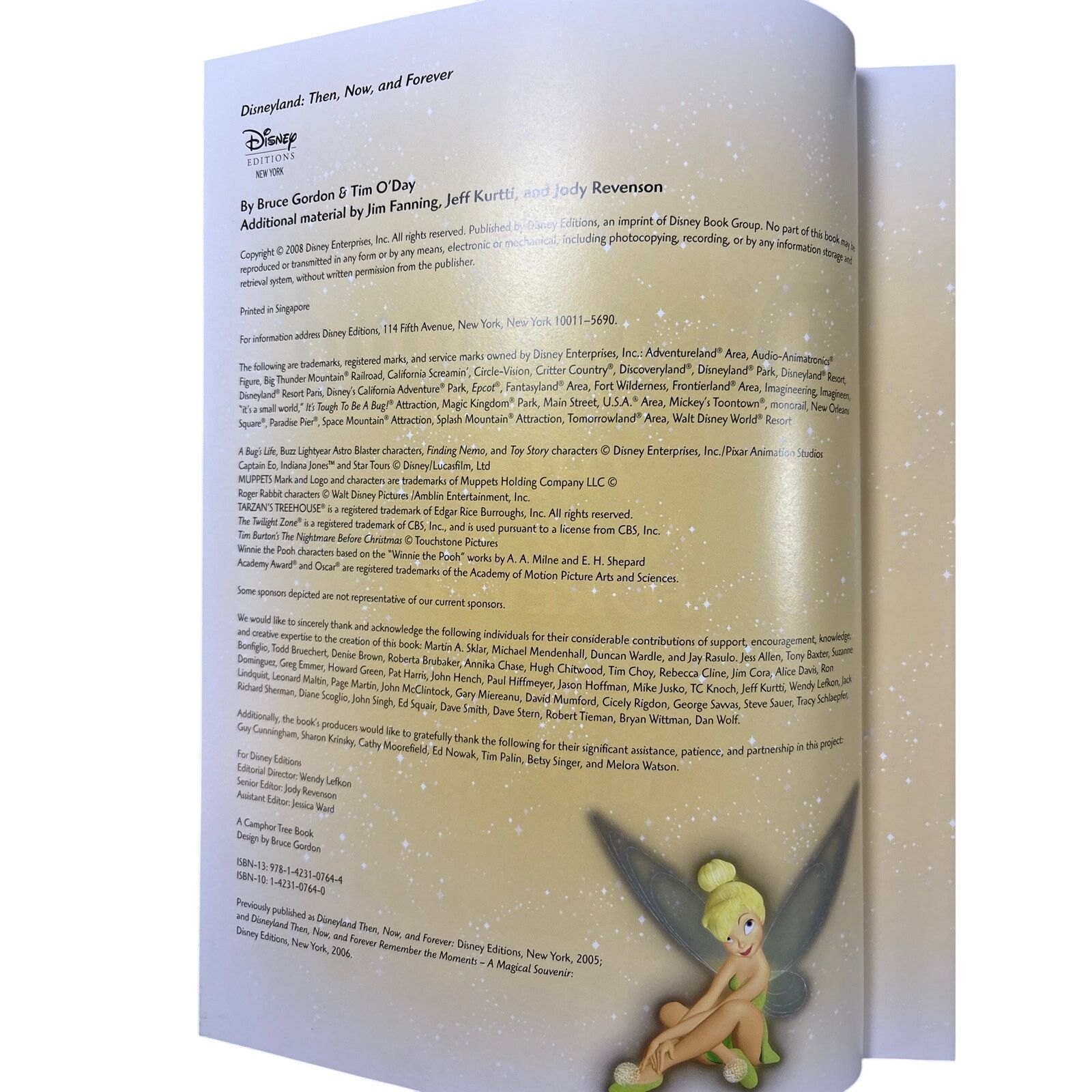 Disney Disneyland Then Now and Forever Hardcover book 2008 Size ONE SIZE - 3 Thumbnail