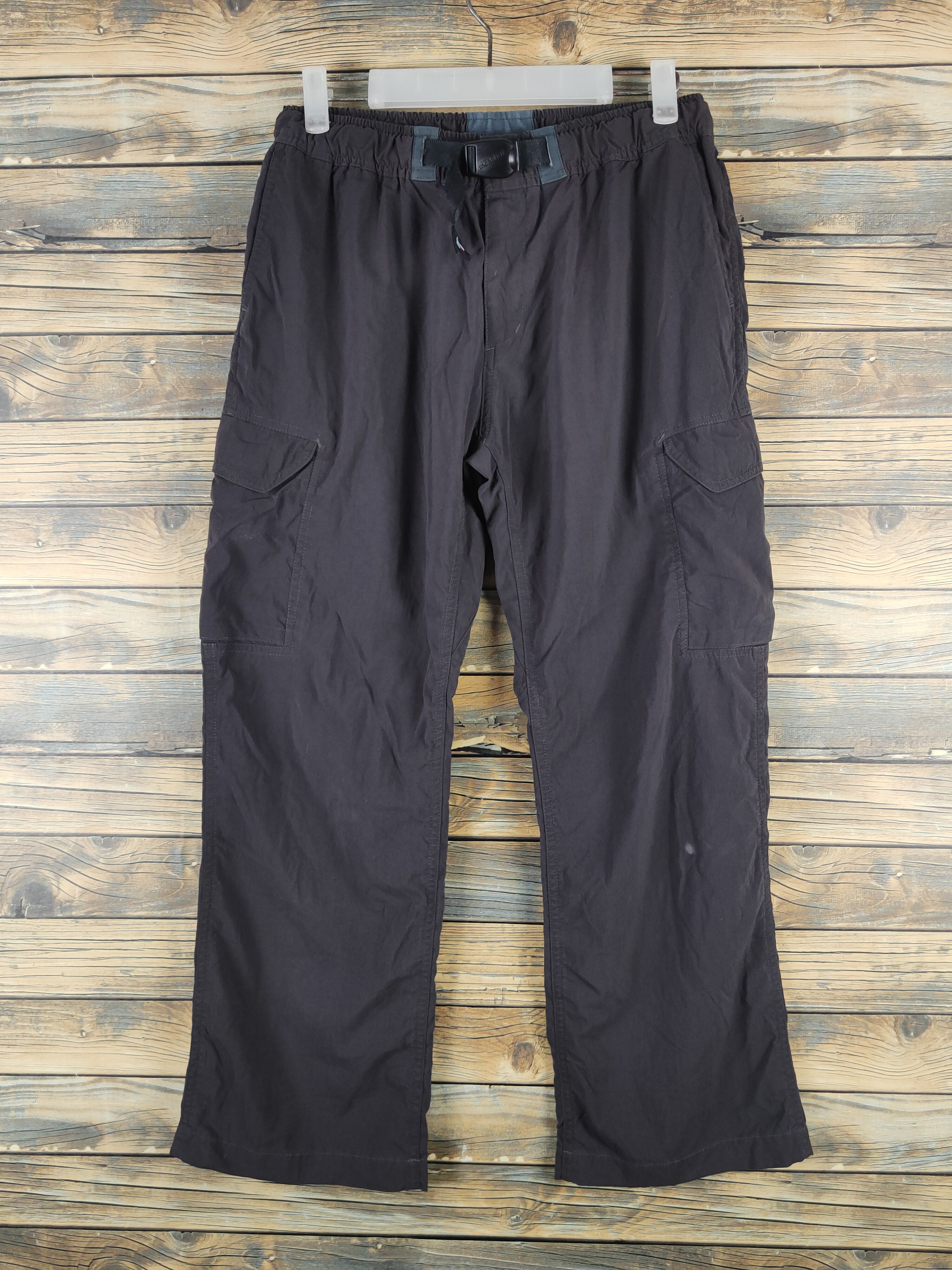 Montbell DL Mont Bell Brown Multipocket Cargo Pants #2430 Size US 27 - 1 Thumbnail