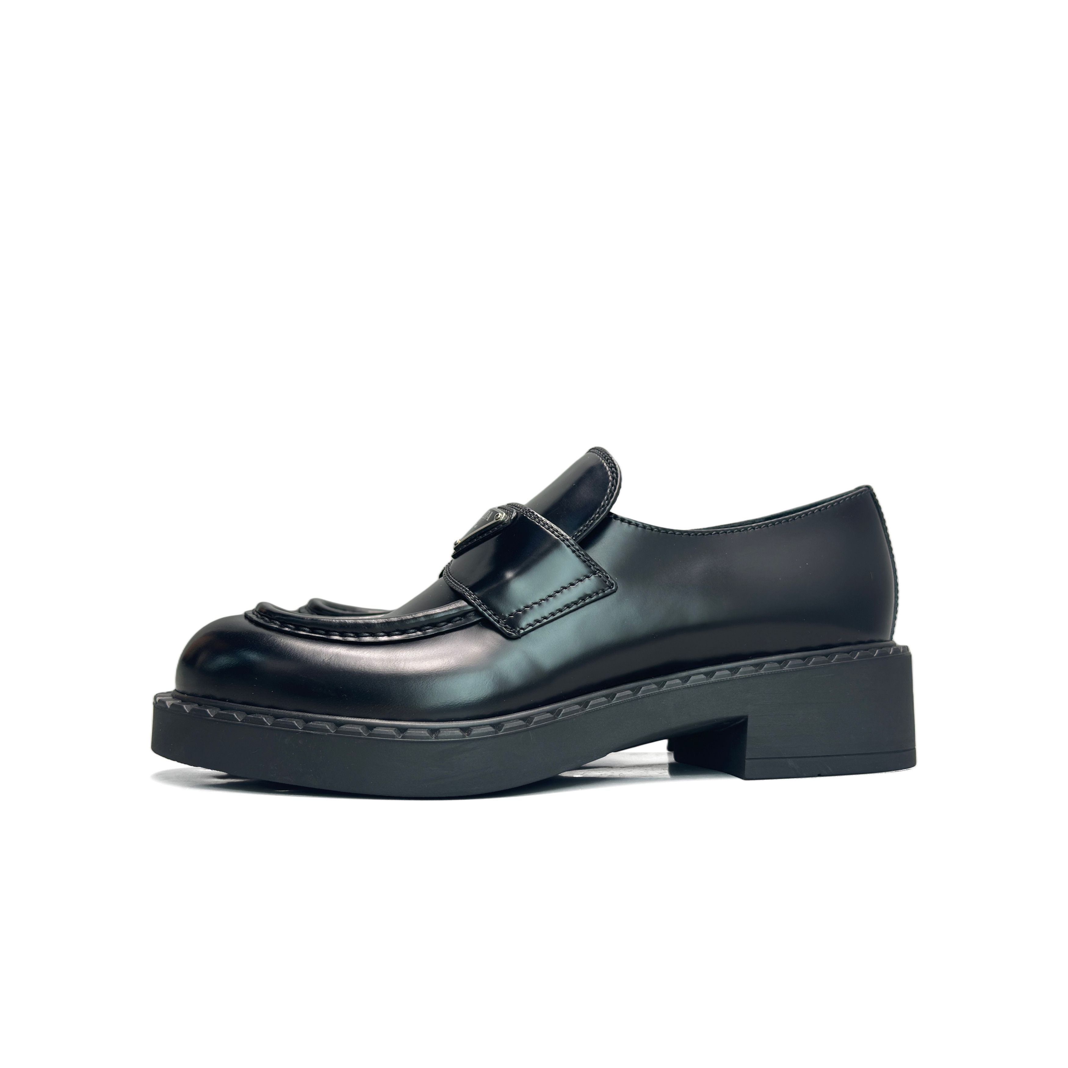 Prada Prada Logo Plaque Platform Loafers Size 38 Size US 8 / IT 38 - 1 Thumbnail