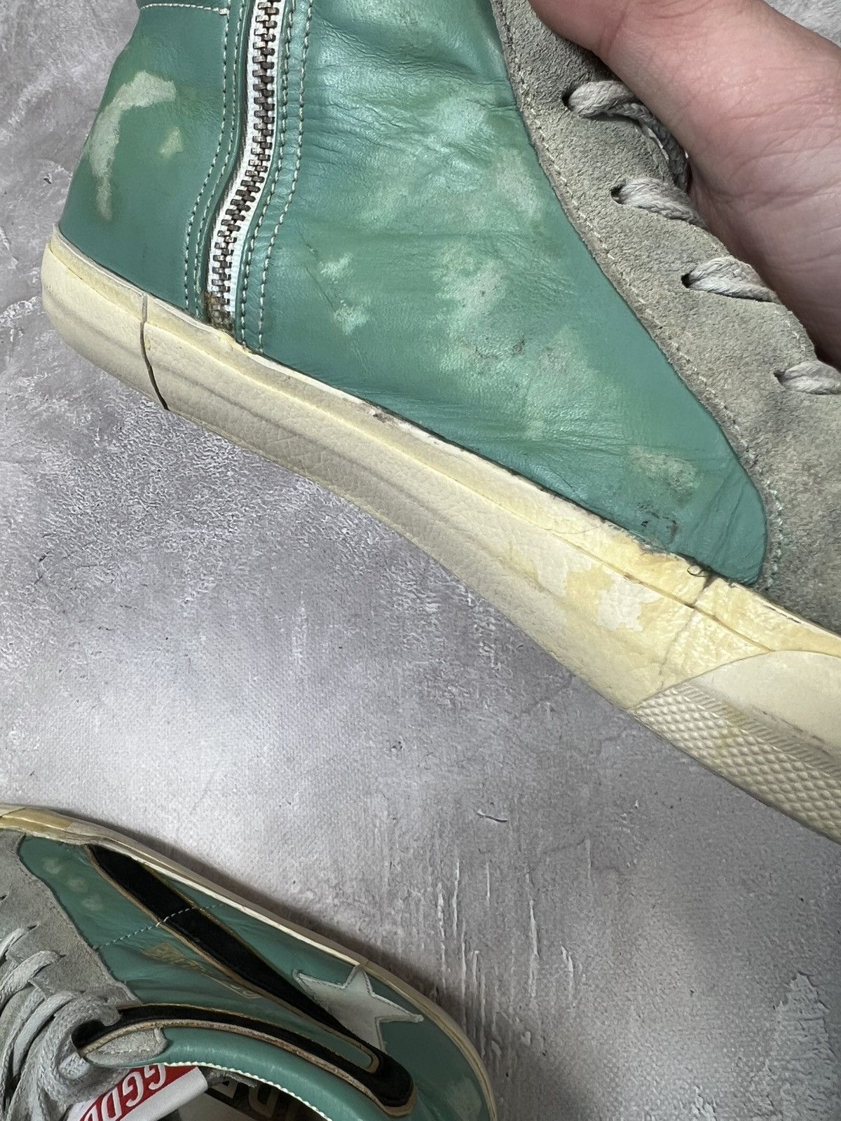 Golden Goose × Vintage Vintage Golden Goose Slide Distressed Sneakers Size US 8 / EU 41 - 13 Thumbnail
