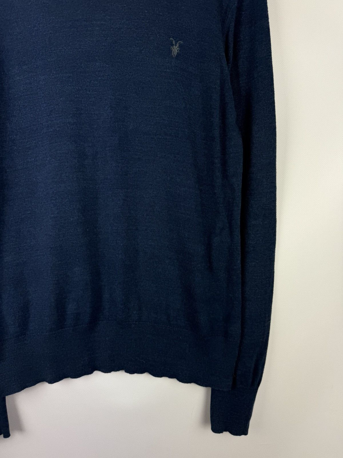 Allsaints × Japanese Brand Allsaints Fritz Crew Lightweight Cotton Sweater Pullover Size US M / EU 48-50 / 2 - 6 Thumbnail